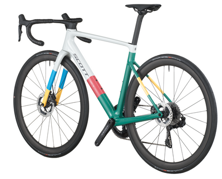 Scott Addict RC Pro Road Bike Beluga Grey Seashore Green