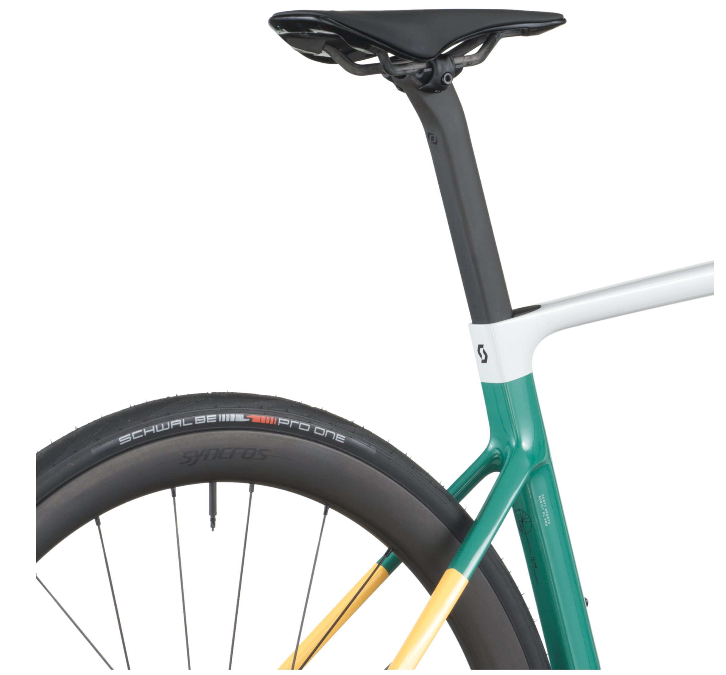 Scott Addict RC Pro Road Bike Beluga Grey Seashore Green