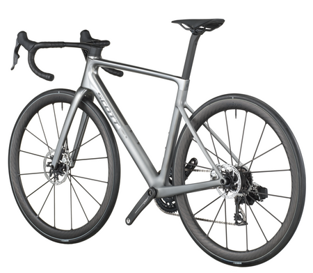 Scott Addict RC Ultimate Road Bike In Chrome Silver