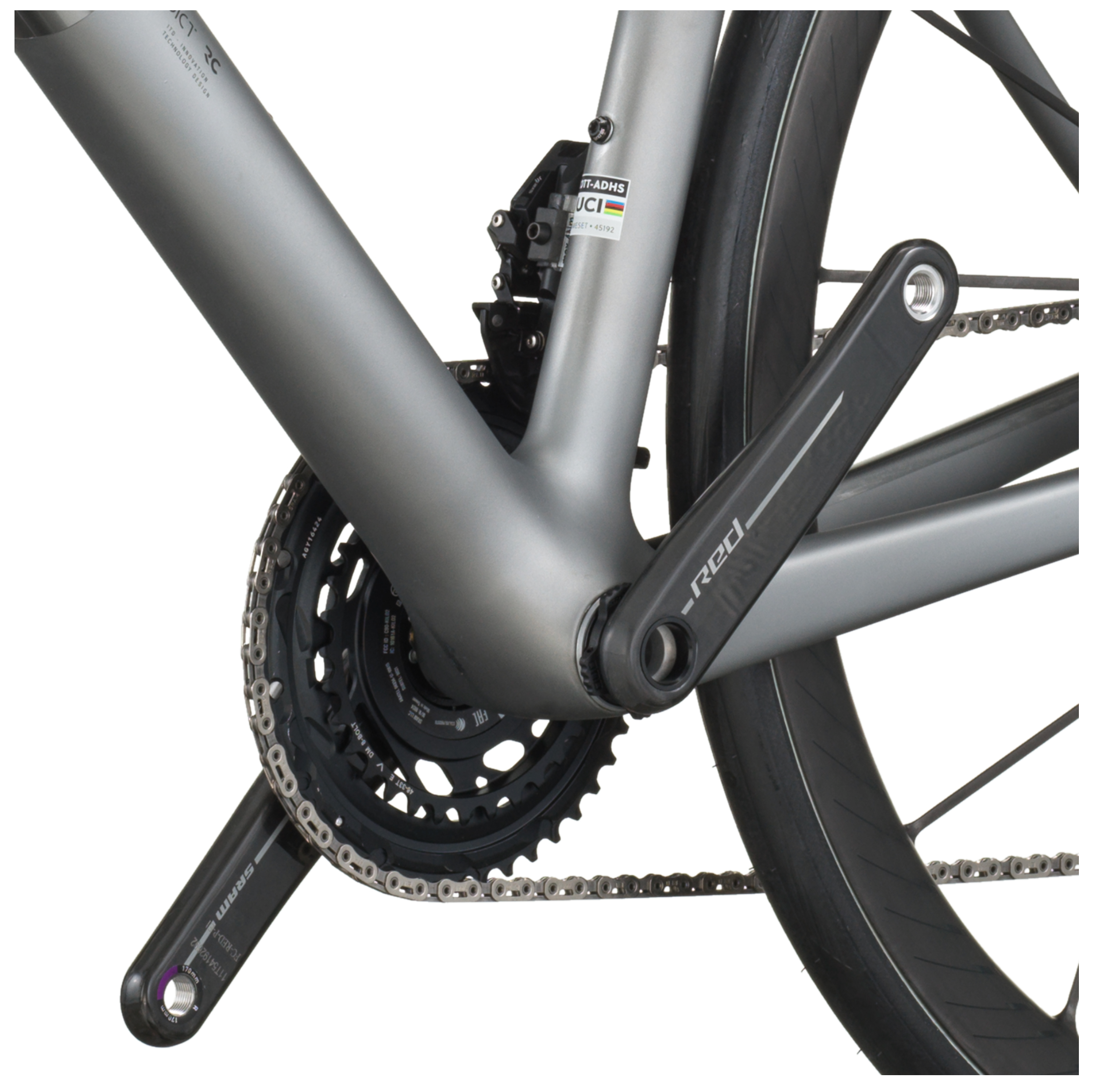 Scott Addict RC Ultimate Road Bike In Chrome Silver