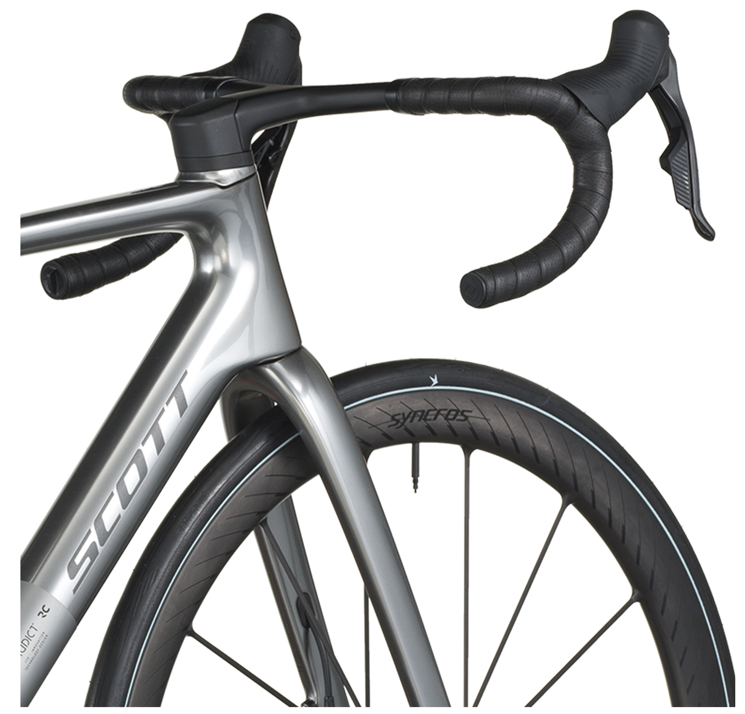 Scott Addict RC Ultimate Road Bike In Chrome Silver