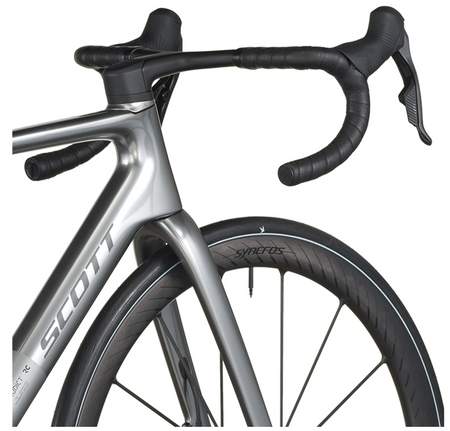 Scott Addict RC Ultimate Road Bike In Chrome Silver
