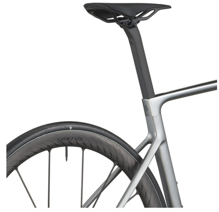 Scott Addict RC Ultimate Road Bike In Chrome Silver