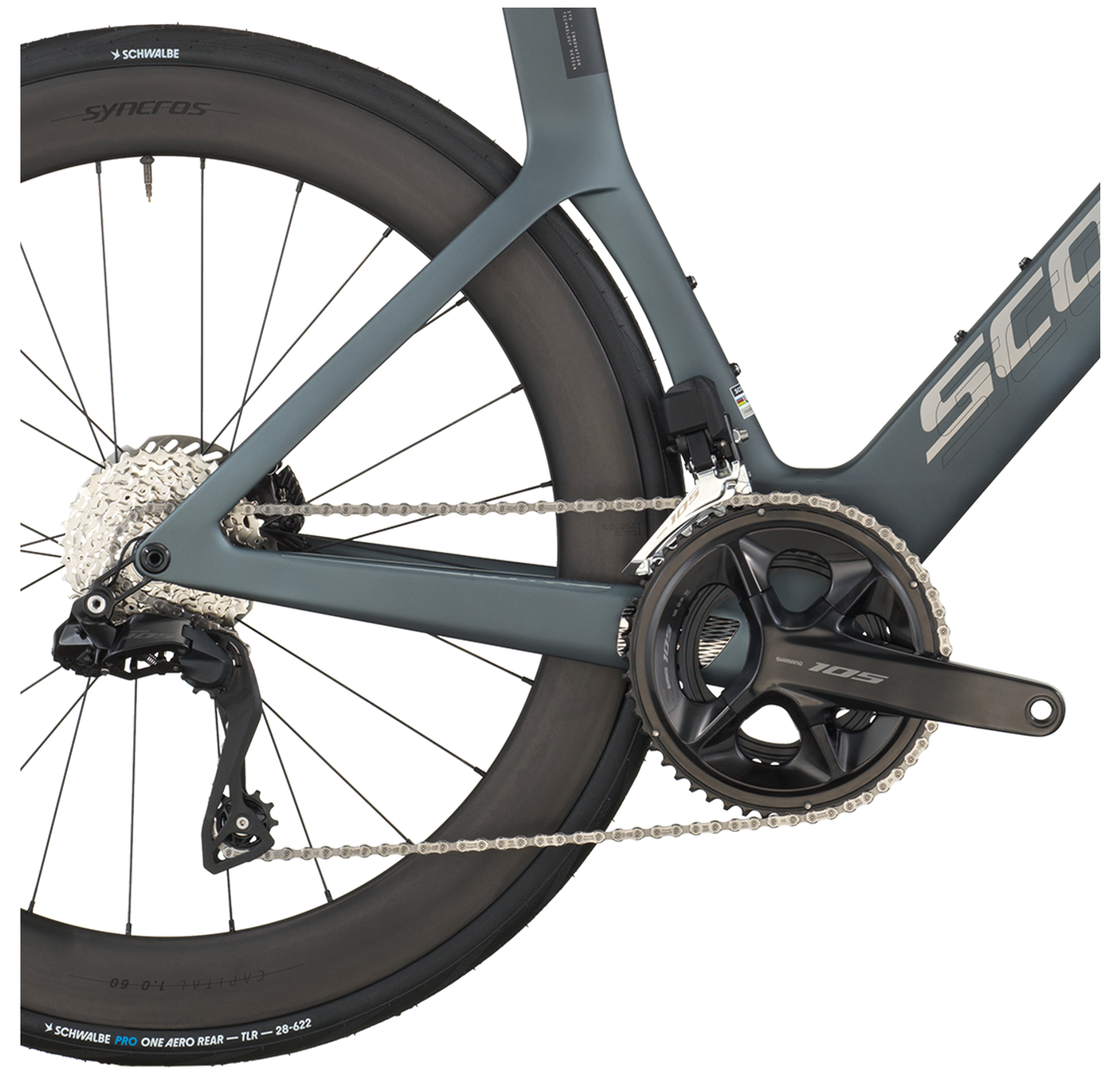 Scott Foil RC 20 Road Bike In Carbon Grey