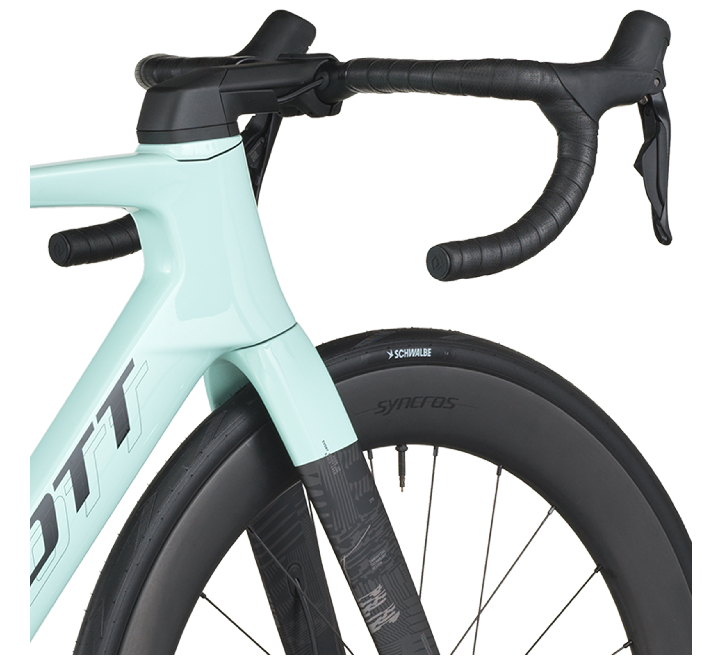 Scott Foil RC 20 Road Bike In Gelato Blue Carbon Black