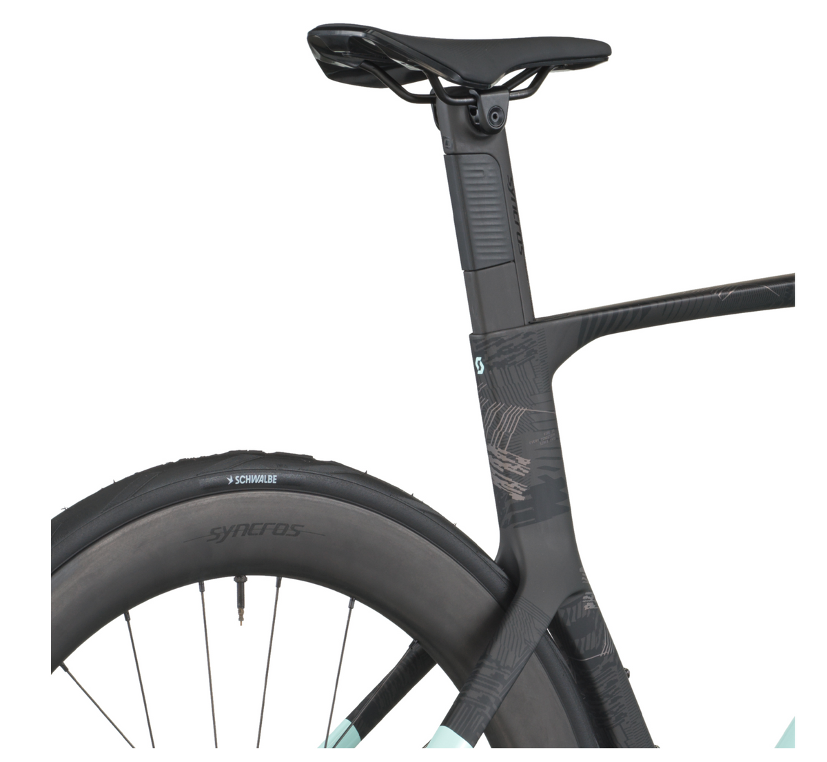 Scott Foil RC 20 Road Bike In Gelato Blue Carbon Black