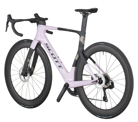 Scott Foil RC 10 Road Bike In Violet Pink Carbon Black