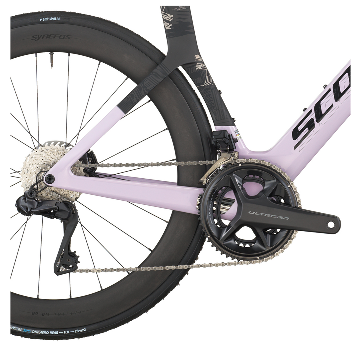 Scott Foil RC 10 Road Bike In Violet Pink Carbon Black