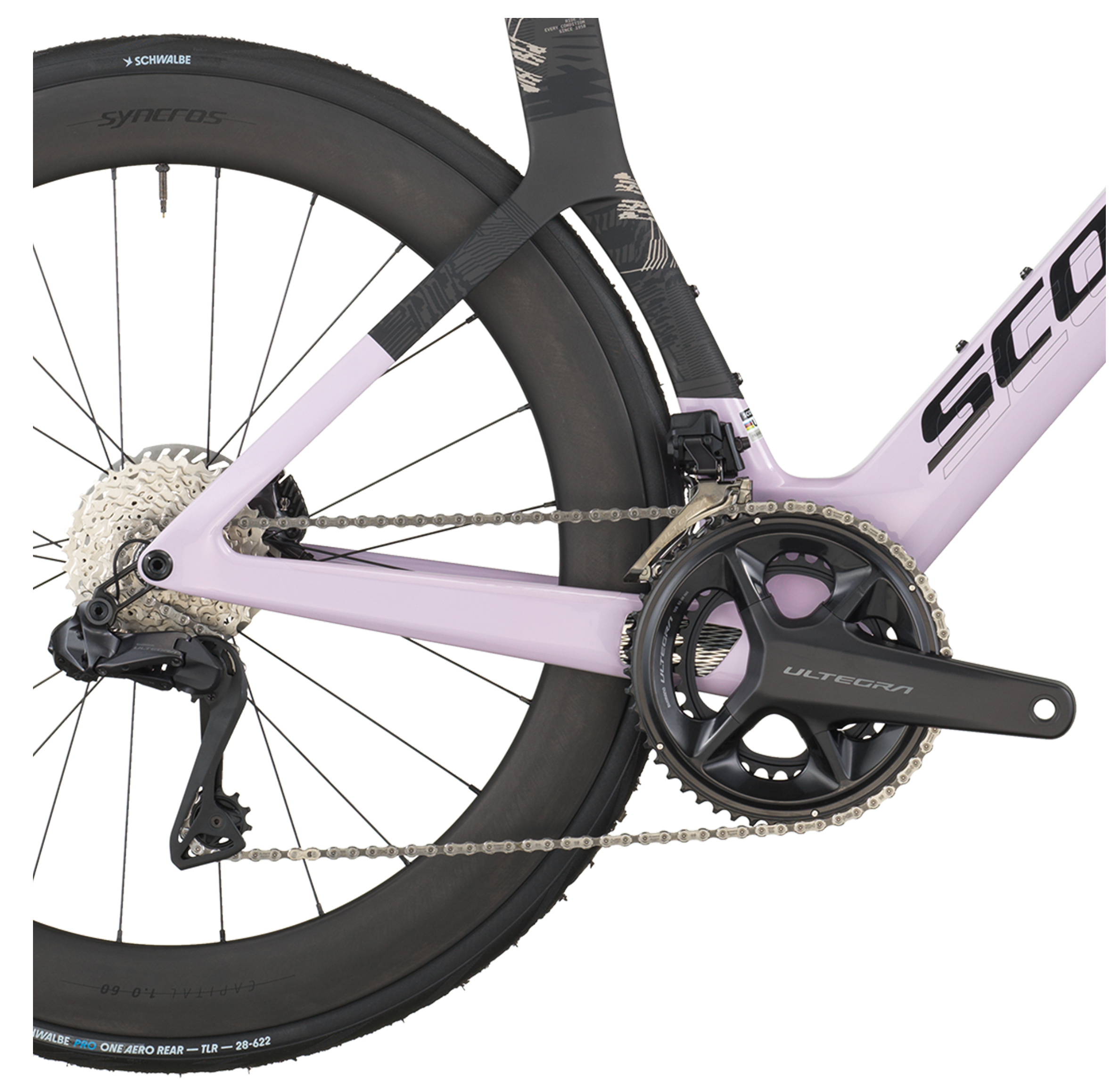 Scott Foil RC 10 Road Bike In Violet Pink Carbon Black