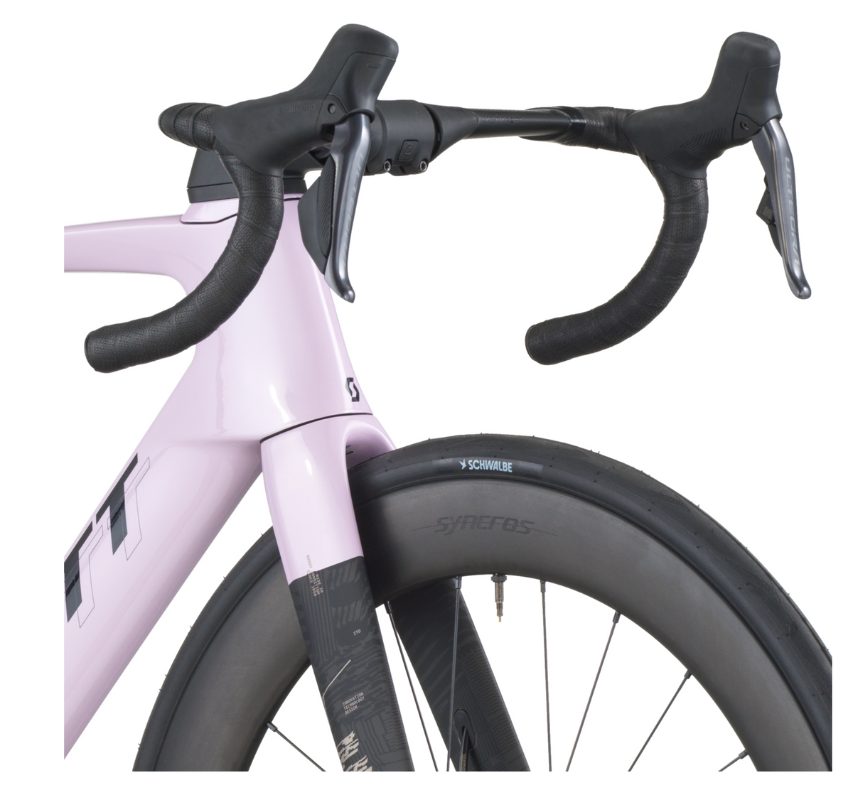Scott Foil RC 10 Road Bike In Violet Pink Carbon Black