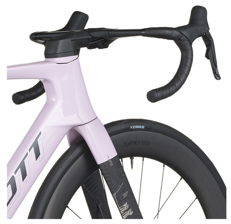 Scott Foil RC 10 Road Bike In Violet Pink Carbon Black