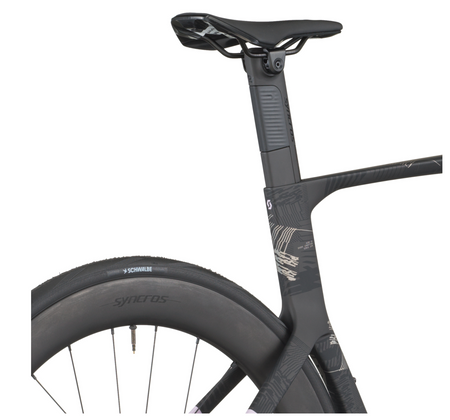 Scott Foil RC 10 Road Bike In Violet Pink Carbon Black