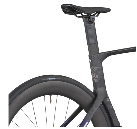 Scott Foil RC Team Road Bike In Grape Purple Carbon Black