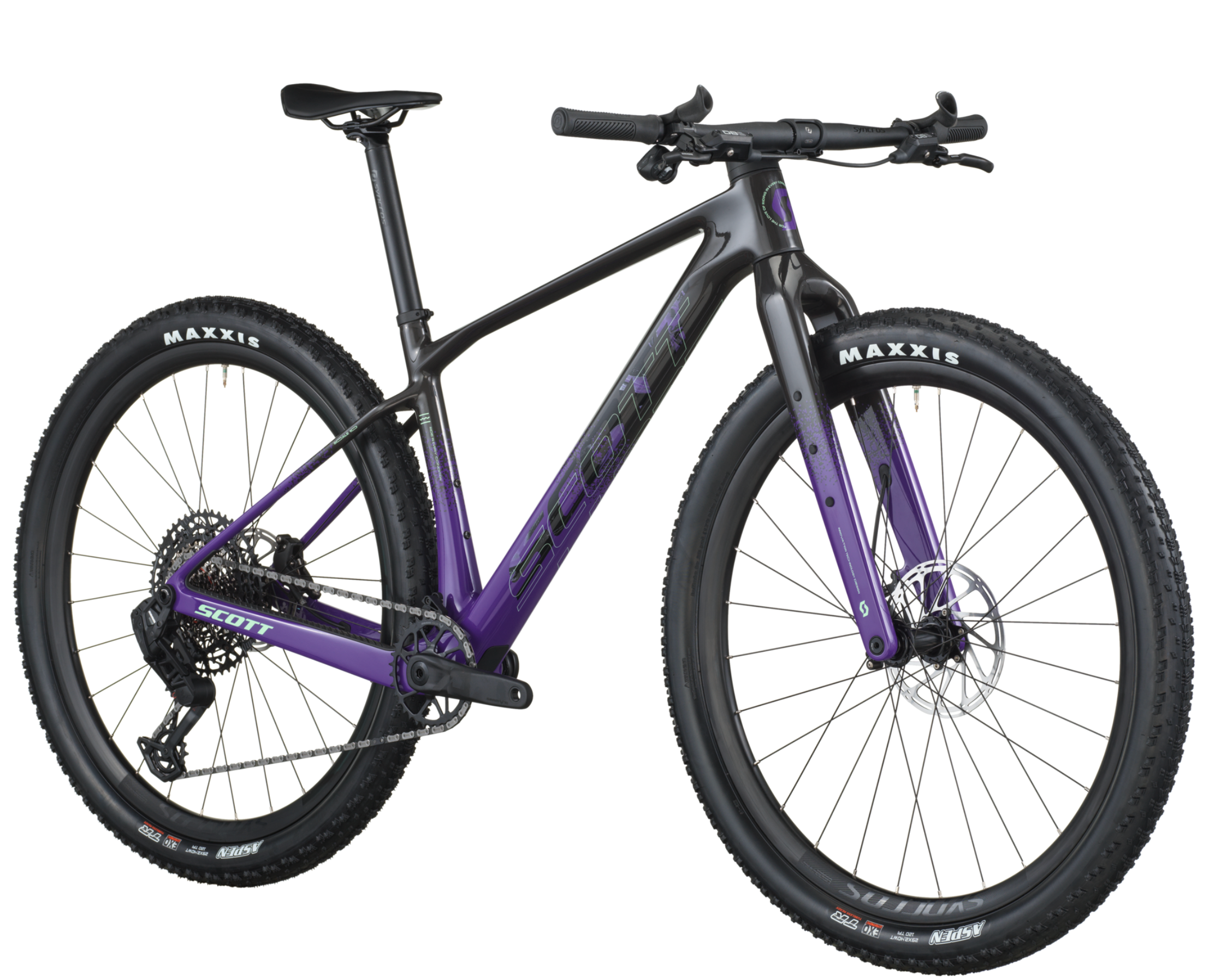 Scott Scale Gravel 10 Gravel Bike Carbon Black Indigo Purple