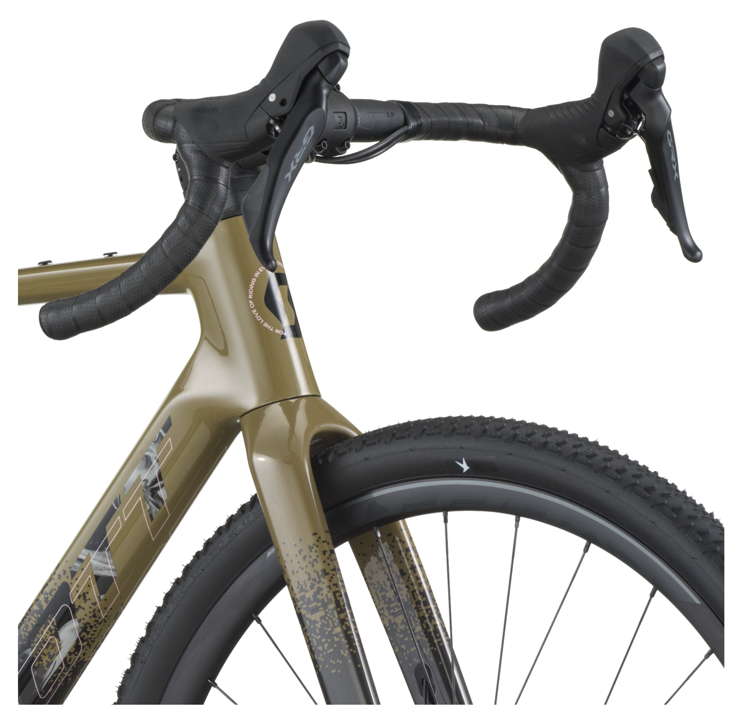 Scott Addict Gravel 40 Gravel Bike In Kaki Green Carbon Black