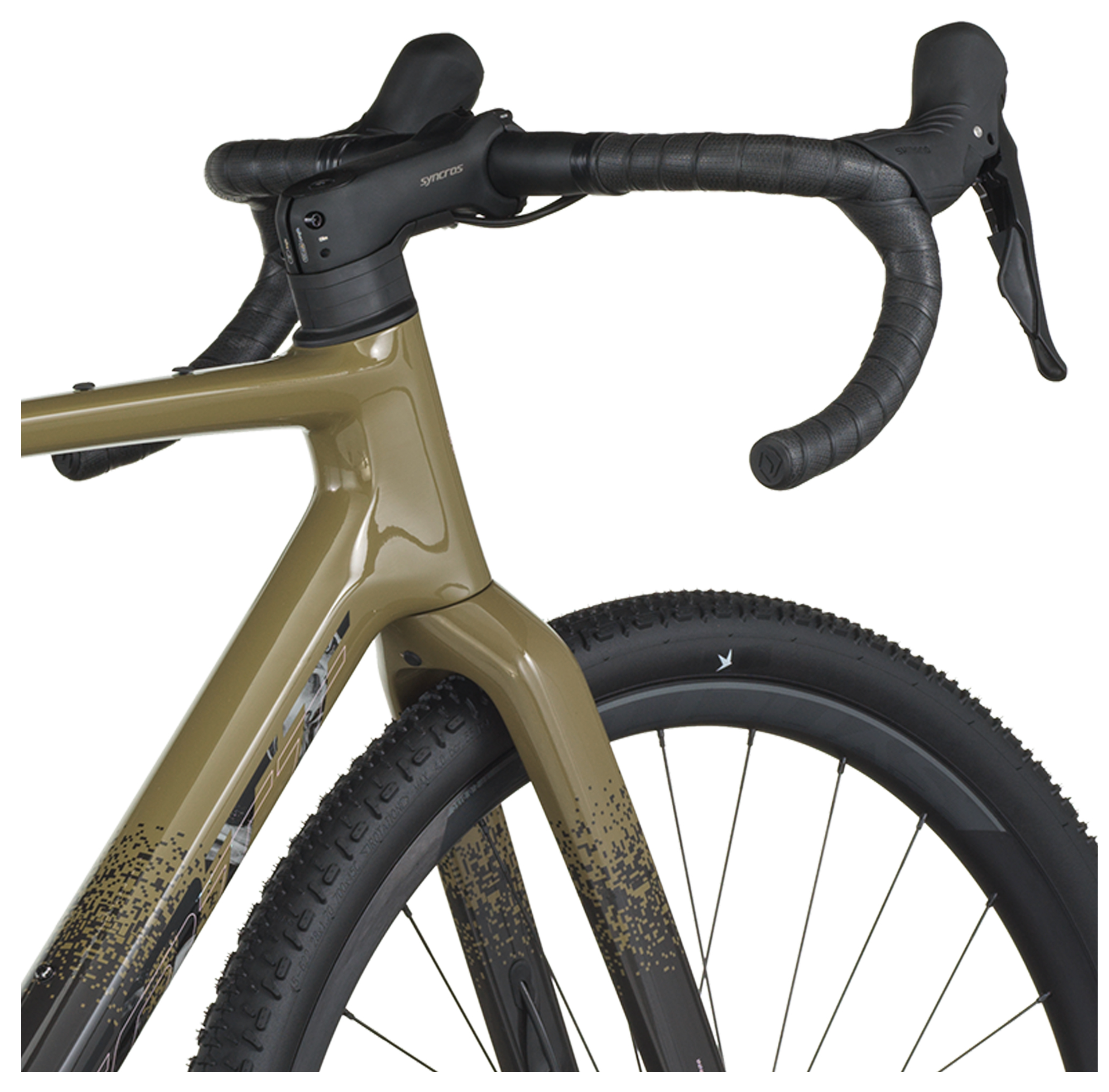 Scott Addict Gravel 40 Gravel Bike In Kaki Green Carbon Black
