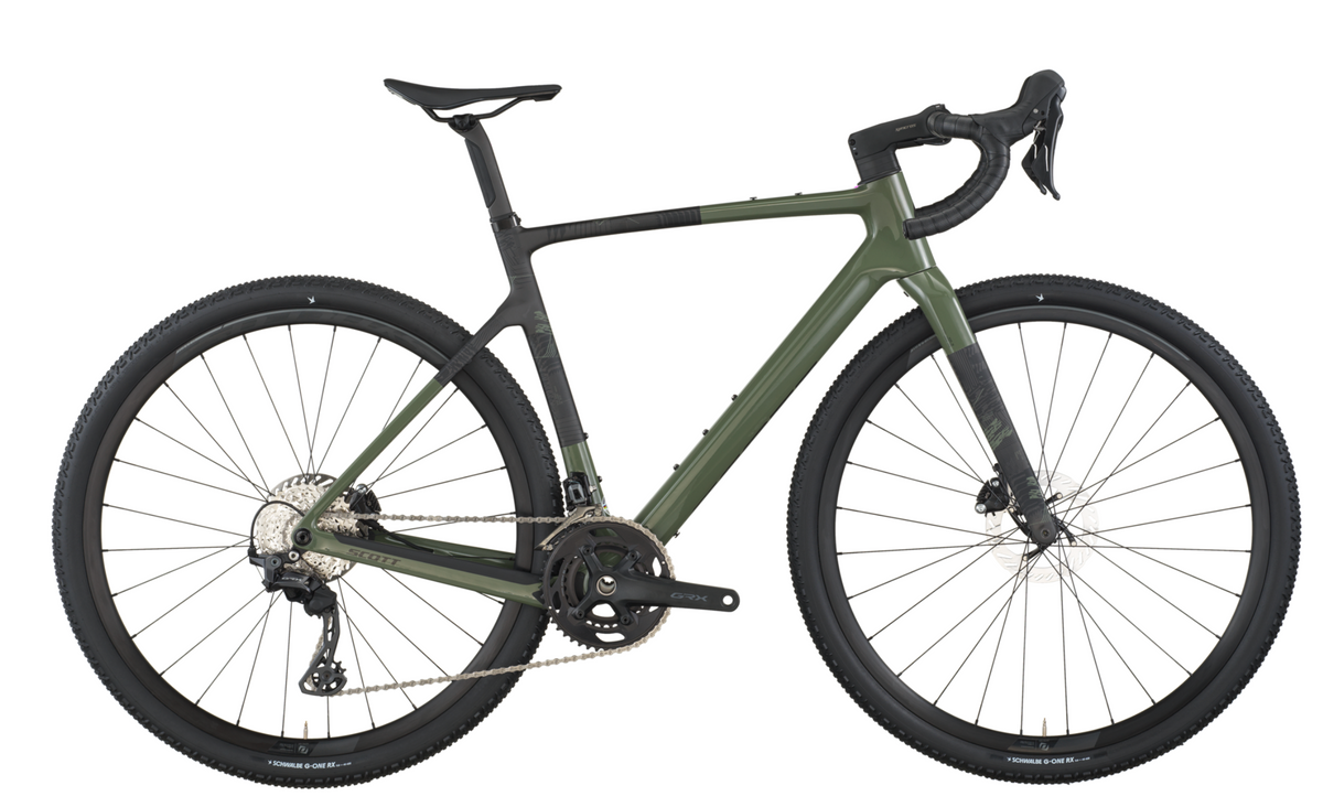 Scott Addict Gravel 40 Gravel Bike In Wenge Green