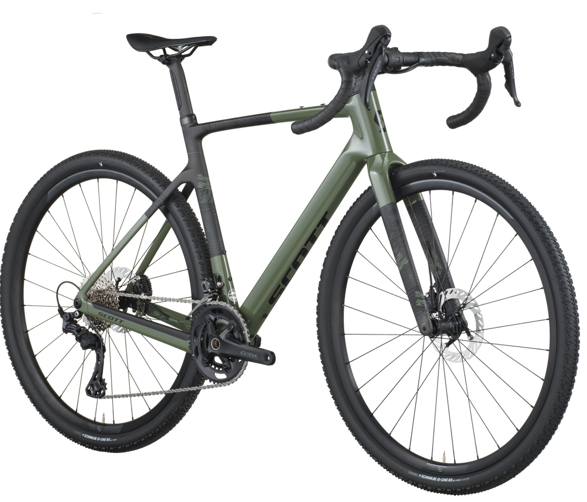Scott Addict Gravel 40 Gravel Bike In Wenge Green