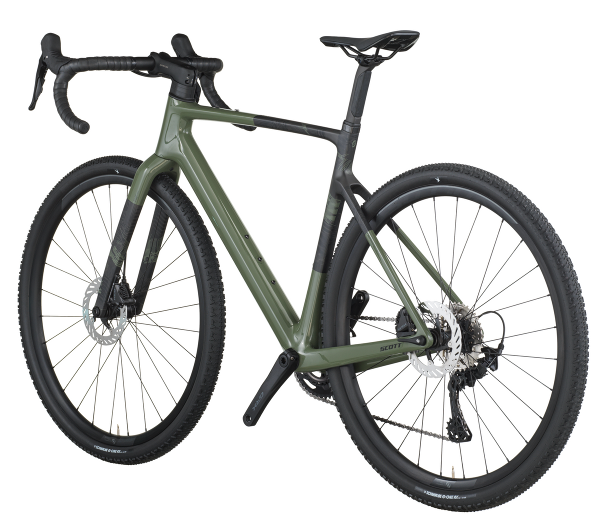 Scott Addict Gravel 40 Gravel Bike In Wenge Green