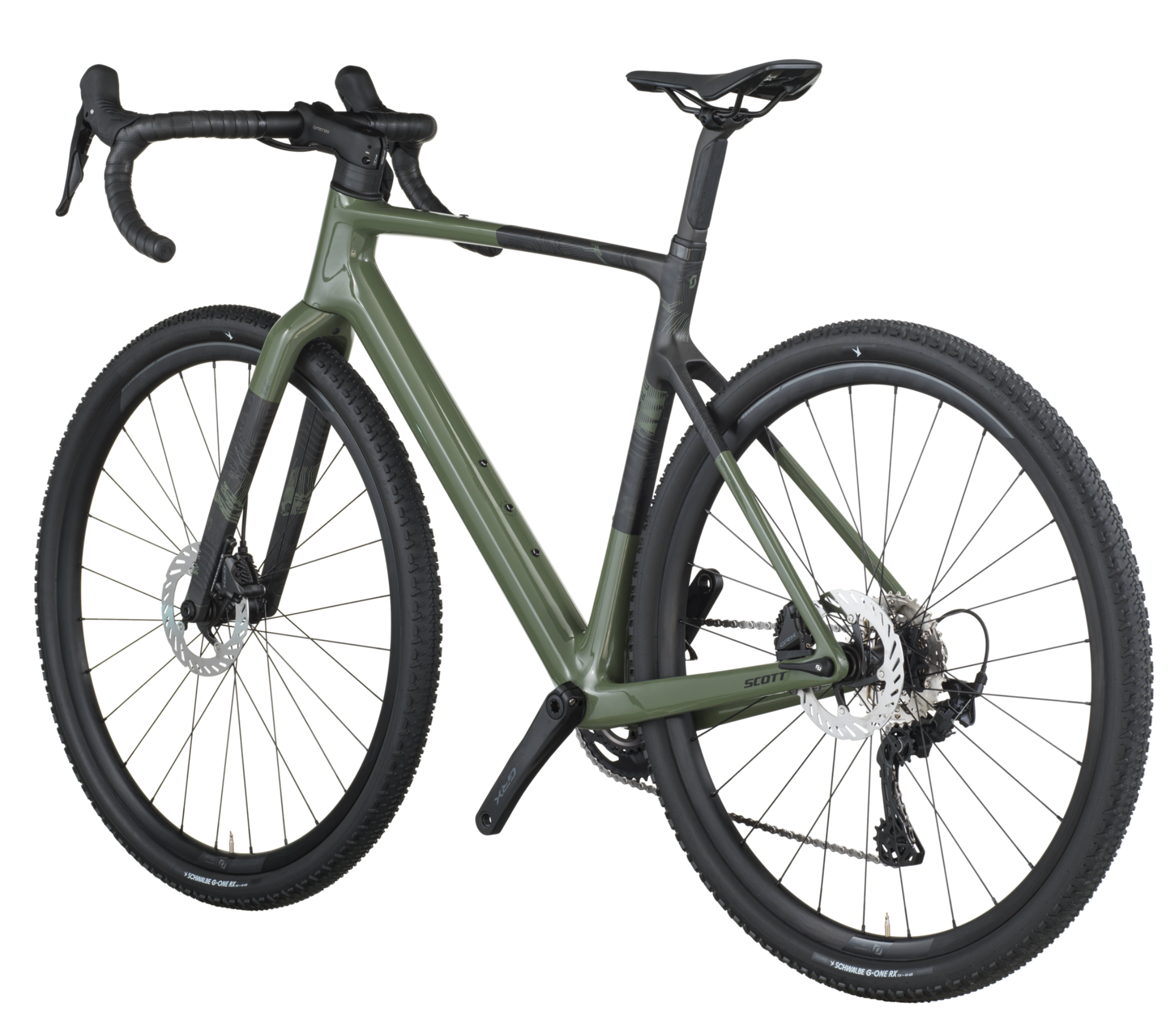 Scott Addict Gravel 40 Gravel Bike In Wenge Green