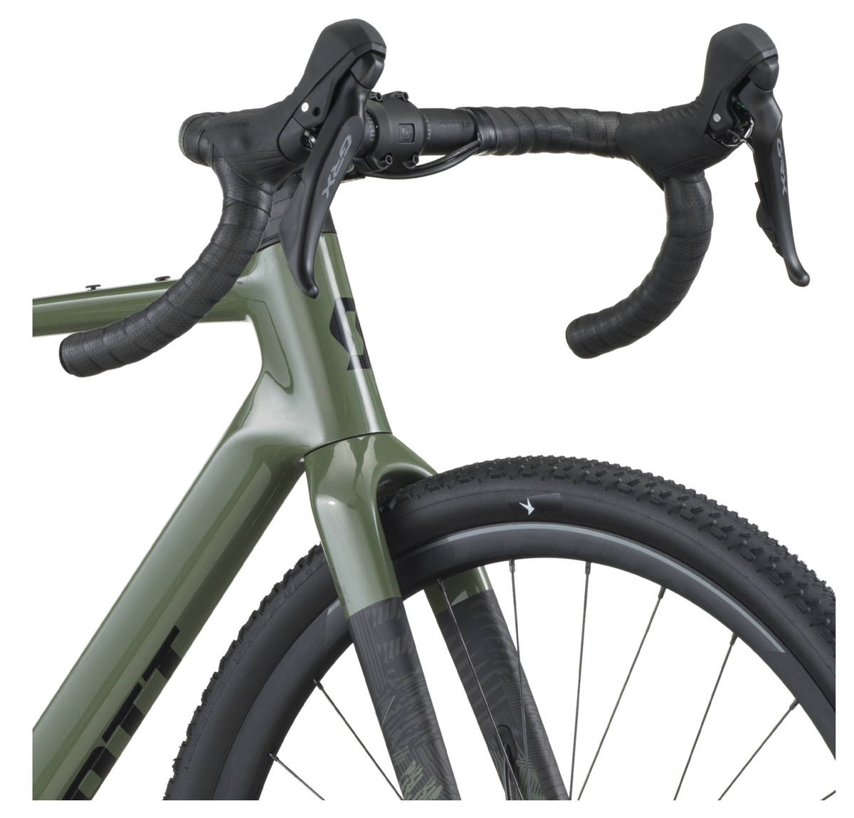 Scott Addict Gravel 40 Gravel Bike In Wenge Green