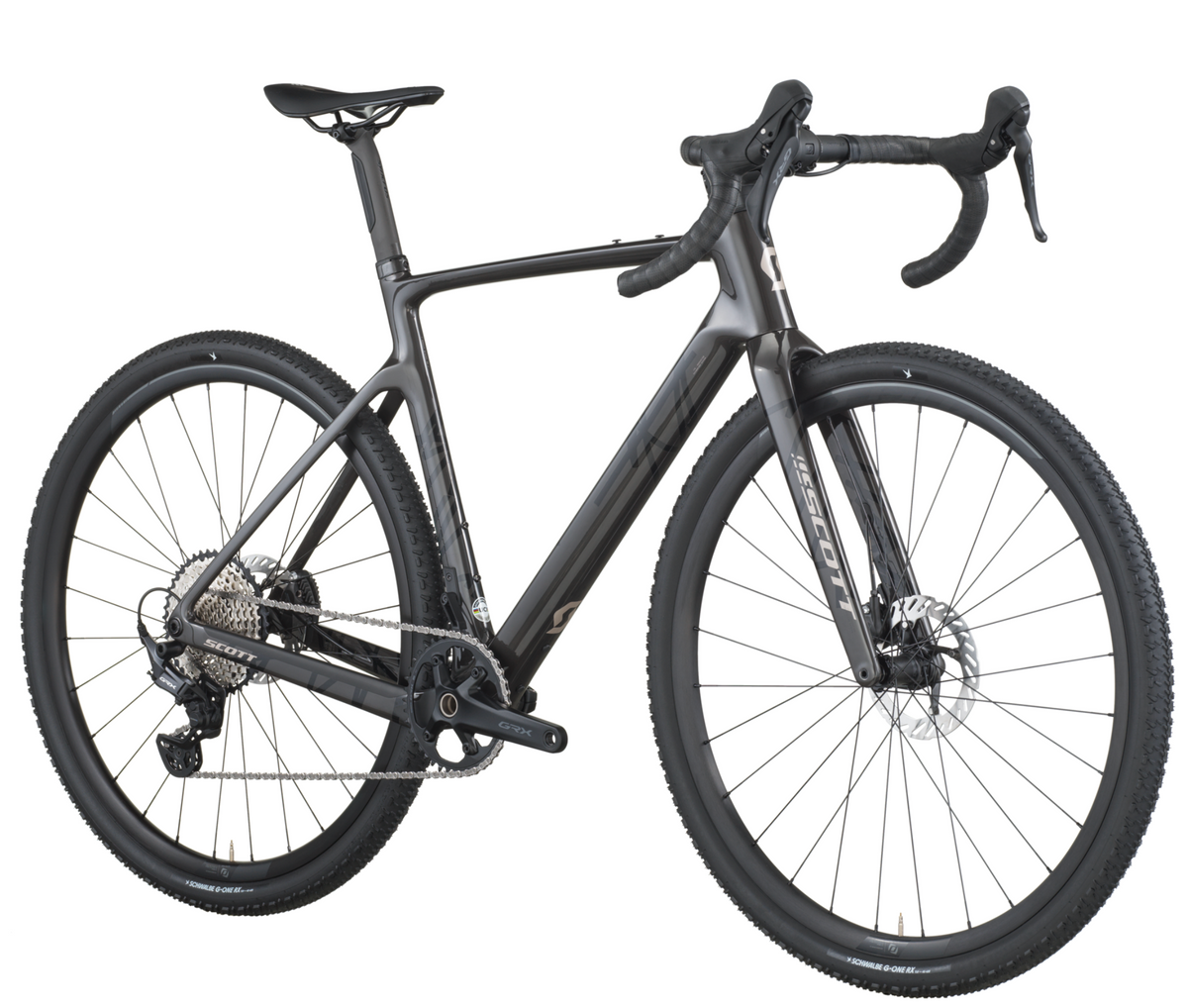 Scott Addict Gravel 30 Gravel Bike In Carbon Black