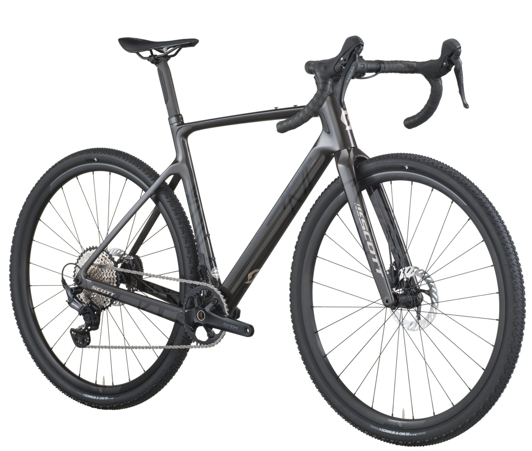 Scott Addict Gravel 30 Gravel Bike In Carbon Black
