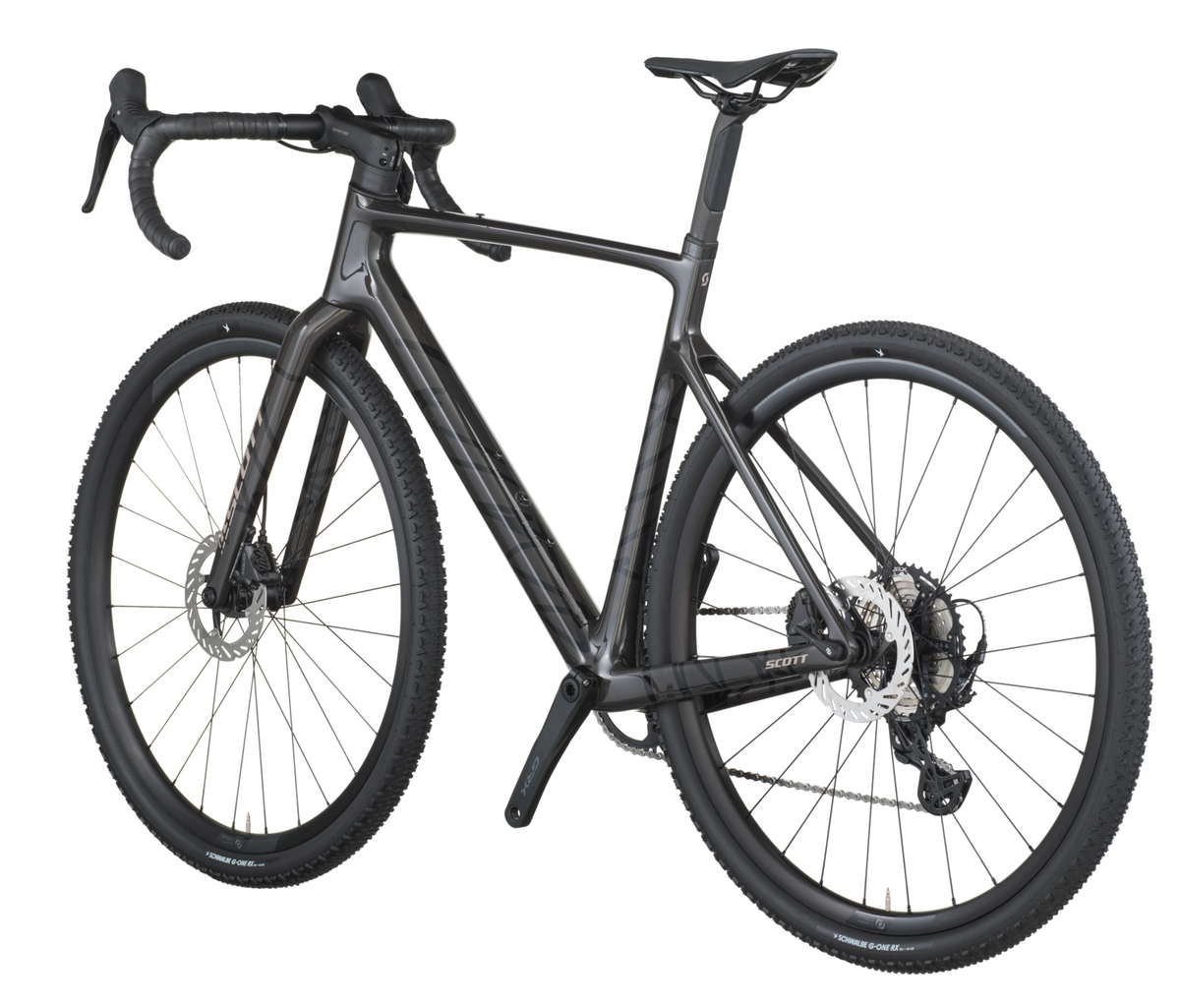 Scott Addict Gravel 30 Gravel Bike In Carbon Black