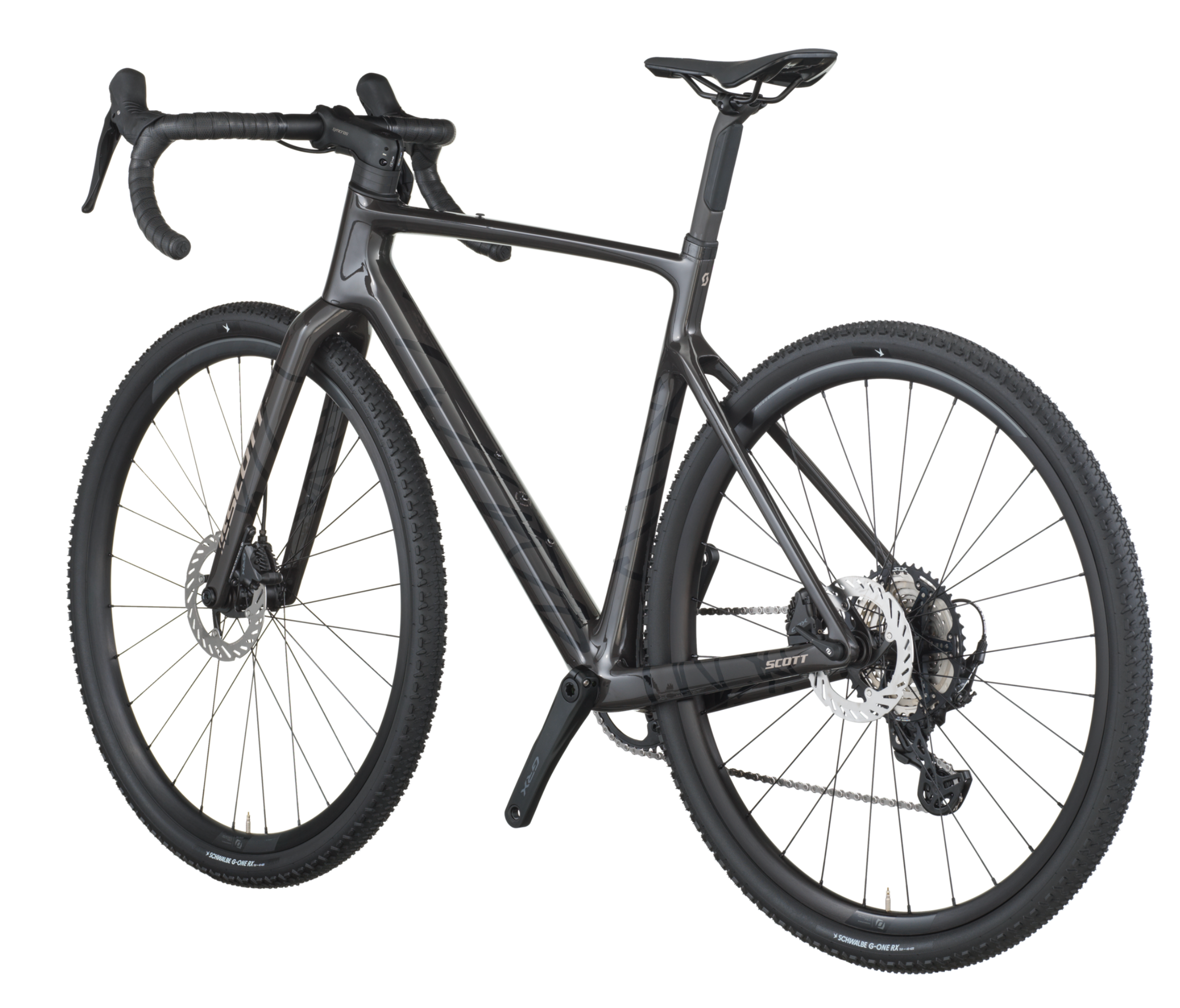 Scott Addict Gravel 30 Gravel Bike In Carbon Black