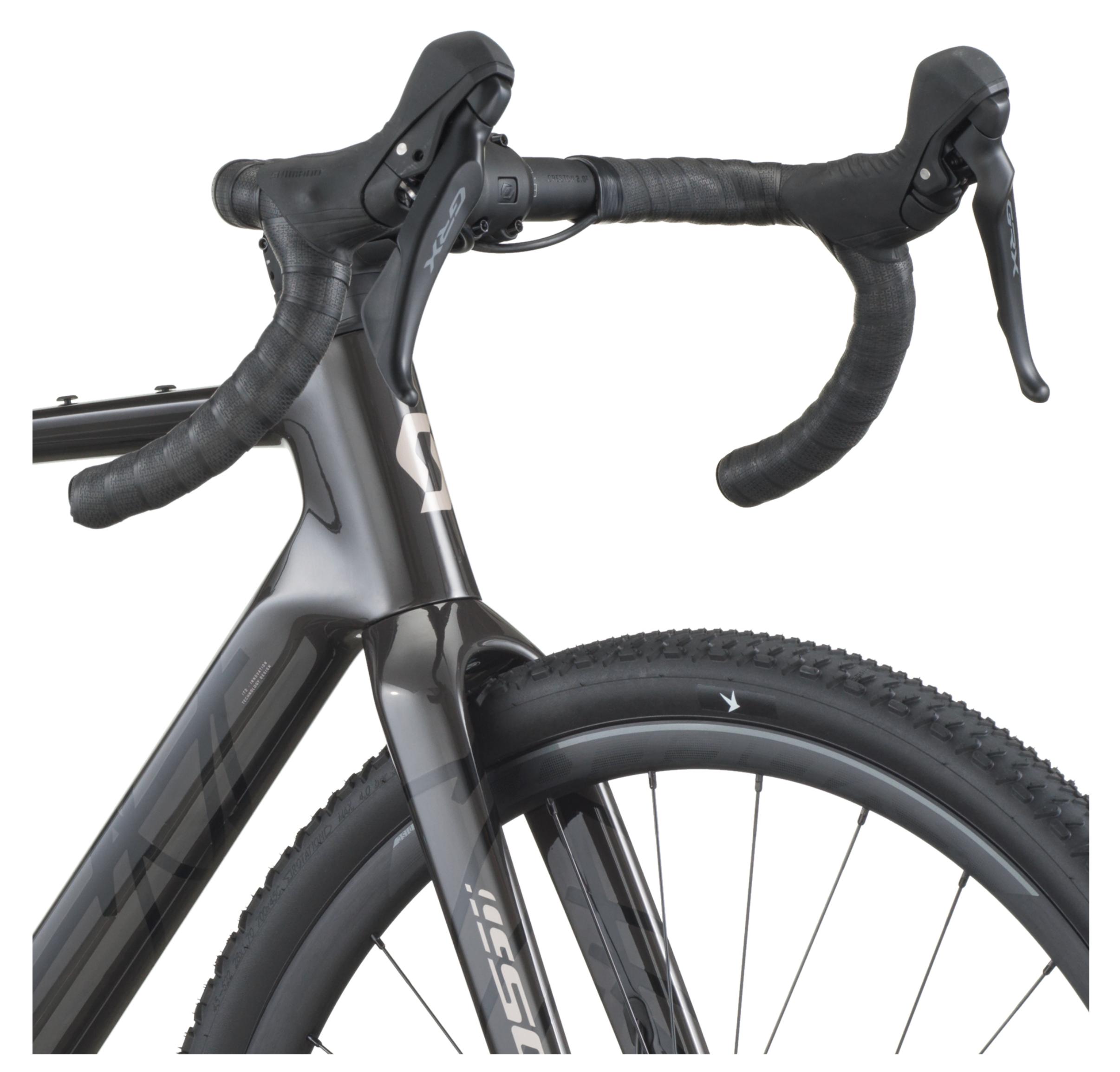 Scott Addict Gravel 30 Gravel Bike In Carbon Black