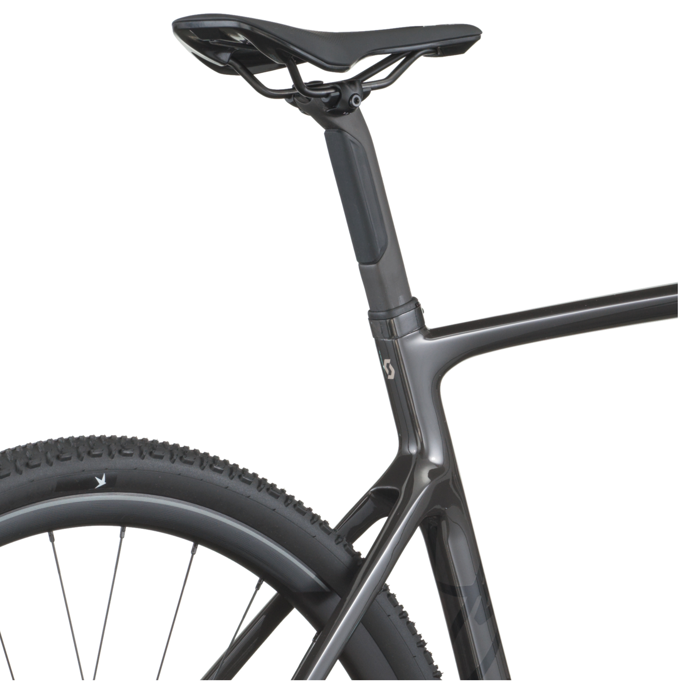 Scott Addict Gravel 30 Gravel Bike In Carbon Black