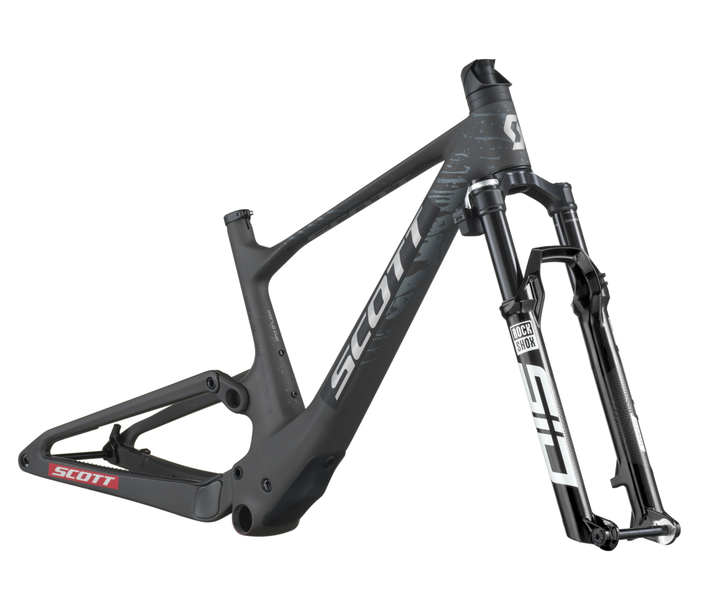 Scott Spark RC World Cup HMX Full Suspension Mountain Bike Frameset - Carbon Black