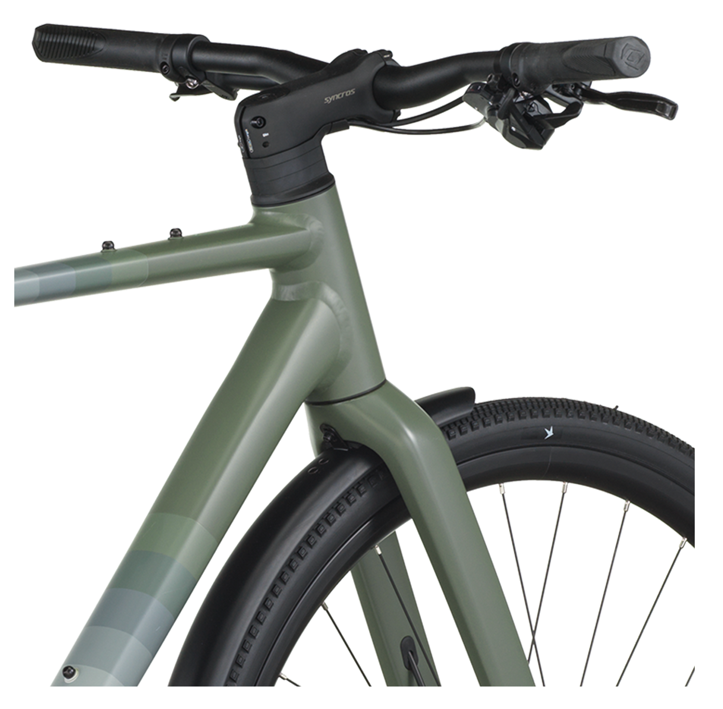 Scott Metrix 30 EQ Flat Bar Road Bike - Alloy Silver Wenge Green