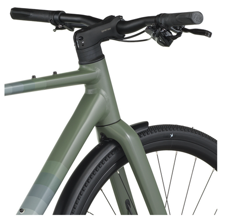 Scott Metrix 30 EQ Flat Bar Road Bike - Alloy Silver Wenge Green