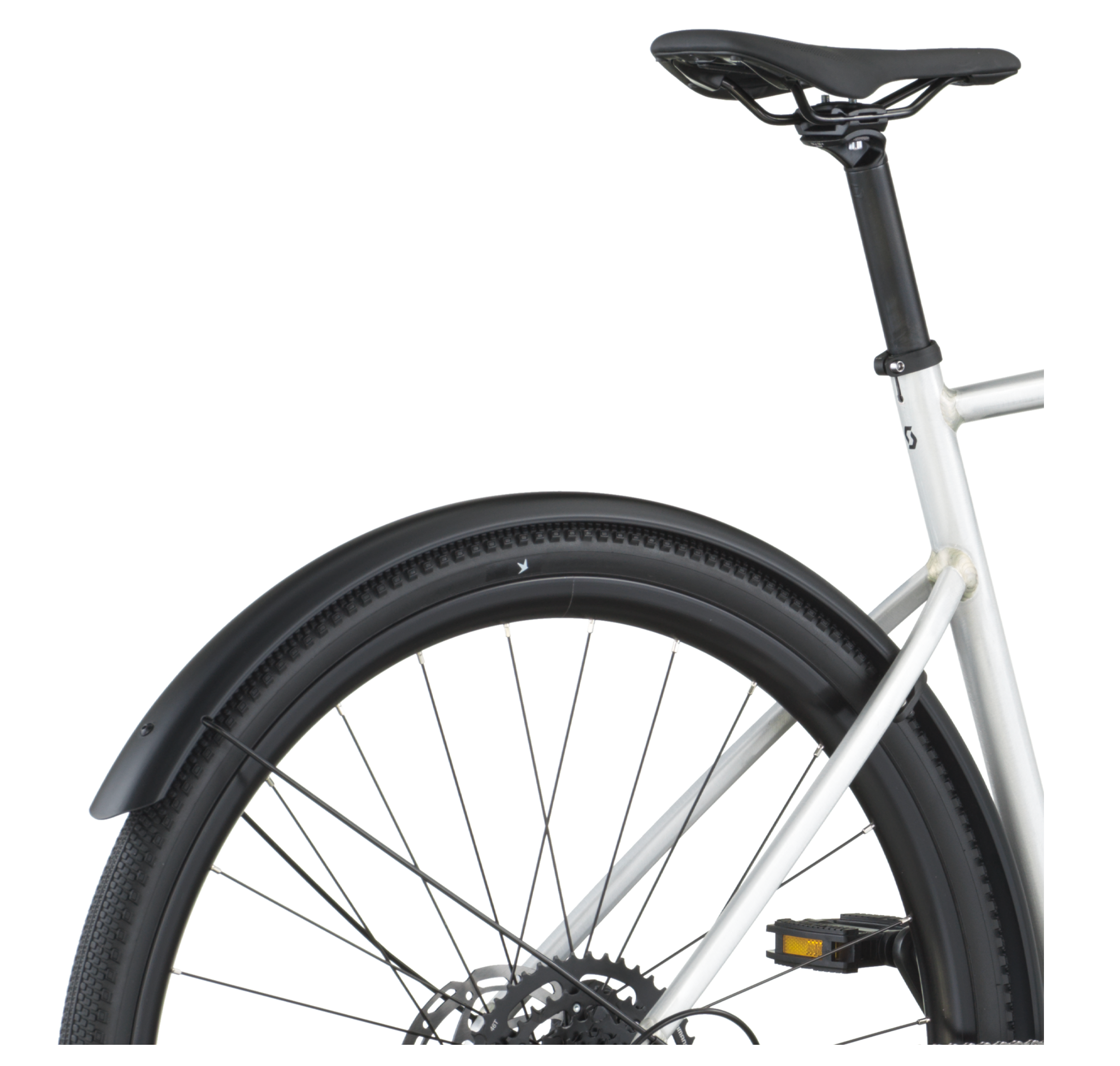 Scott Metrix 30 EQ Flat Bar Road Bike - Alloy Silver Wenge Green