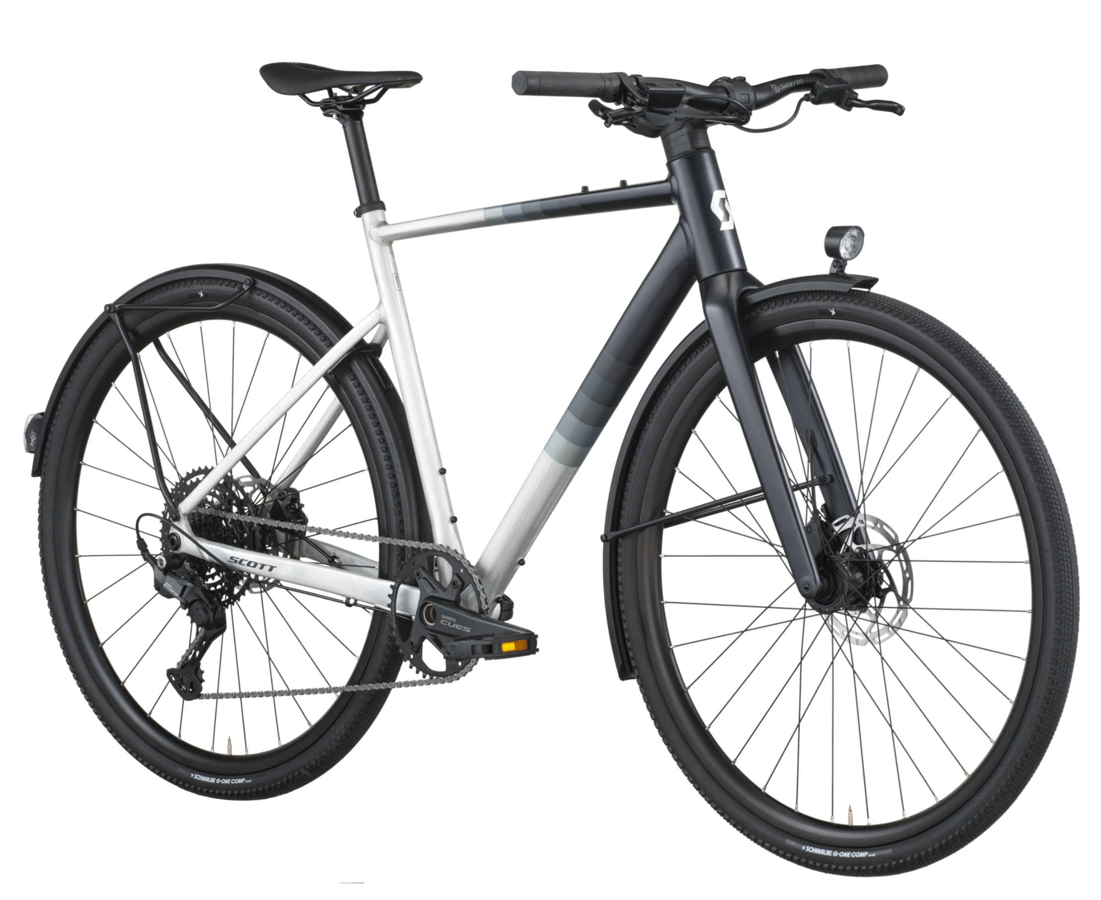 Scott Metrix 20 EQ Flat Bar Road Bike - Alloy Silver Black