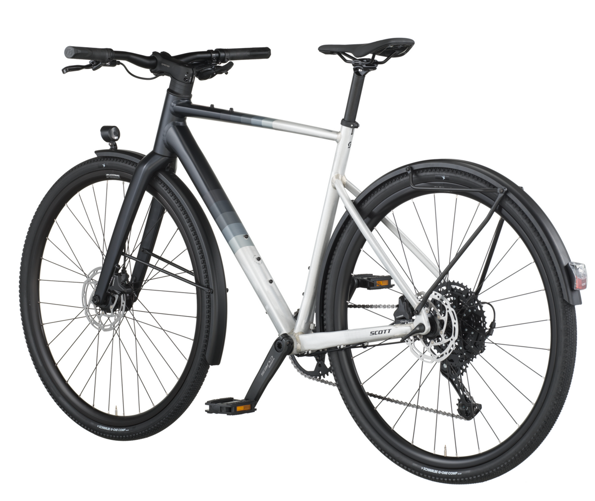 Scott Metrix 20 EQ Flat Bar Road Bike - Alloy Silver Black