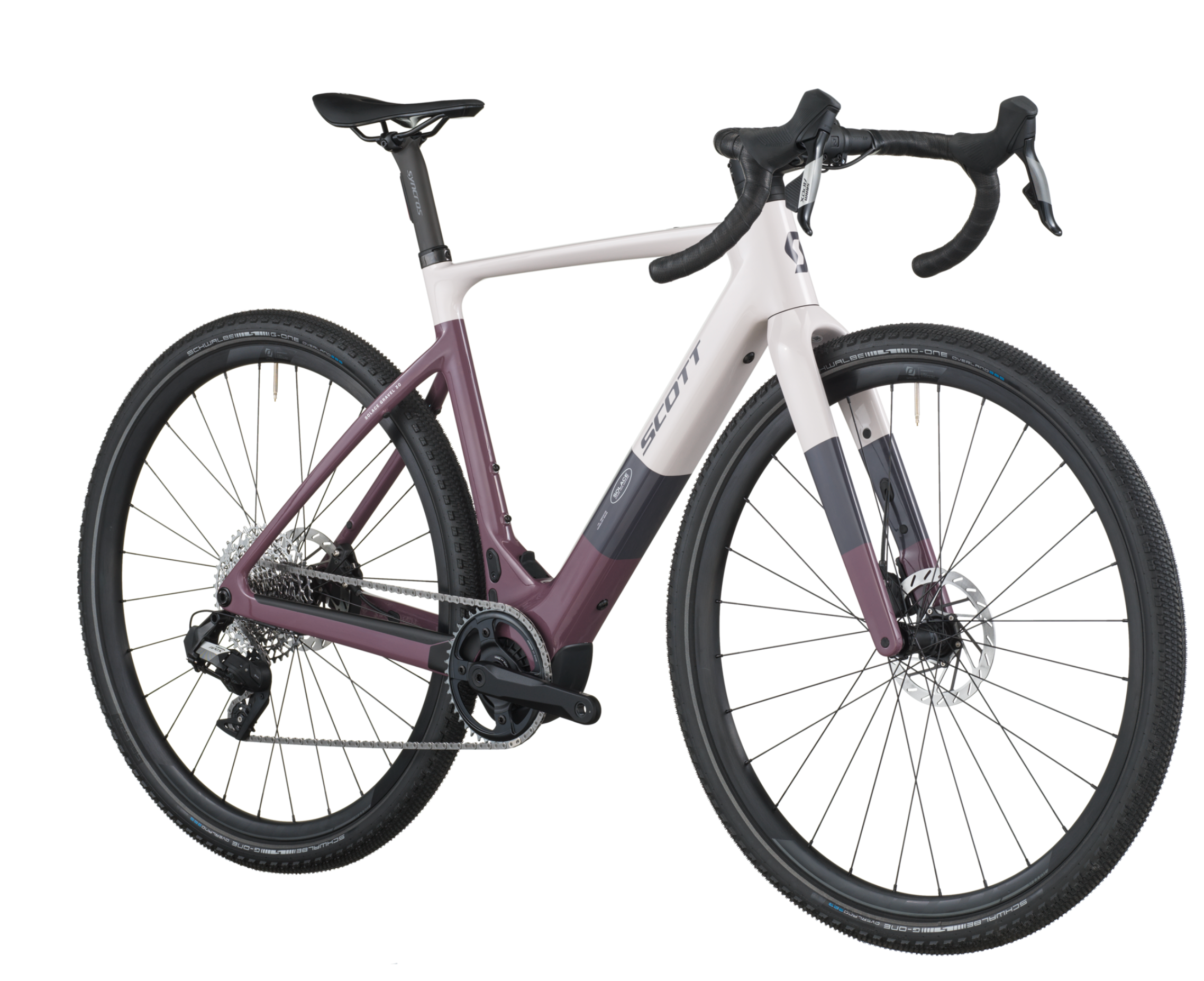 Scott Solace Gravel 30 Gravel Bike - Mineral Pink Flint Purple