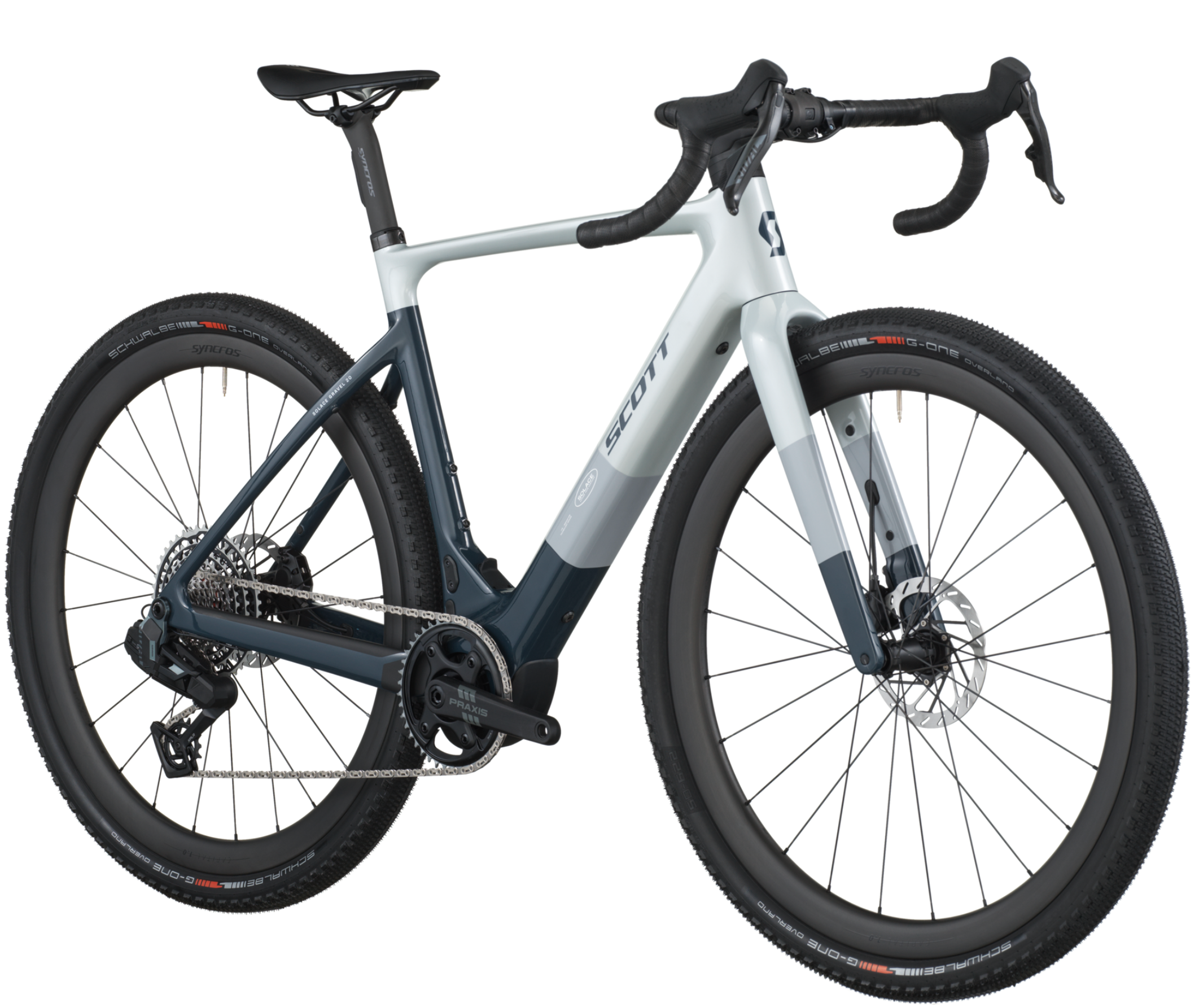 Scott Solace Gravel 20 Gravel Bike - Squid Blue Beluga Grey