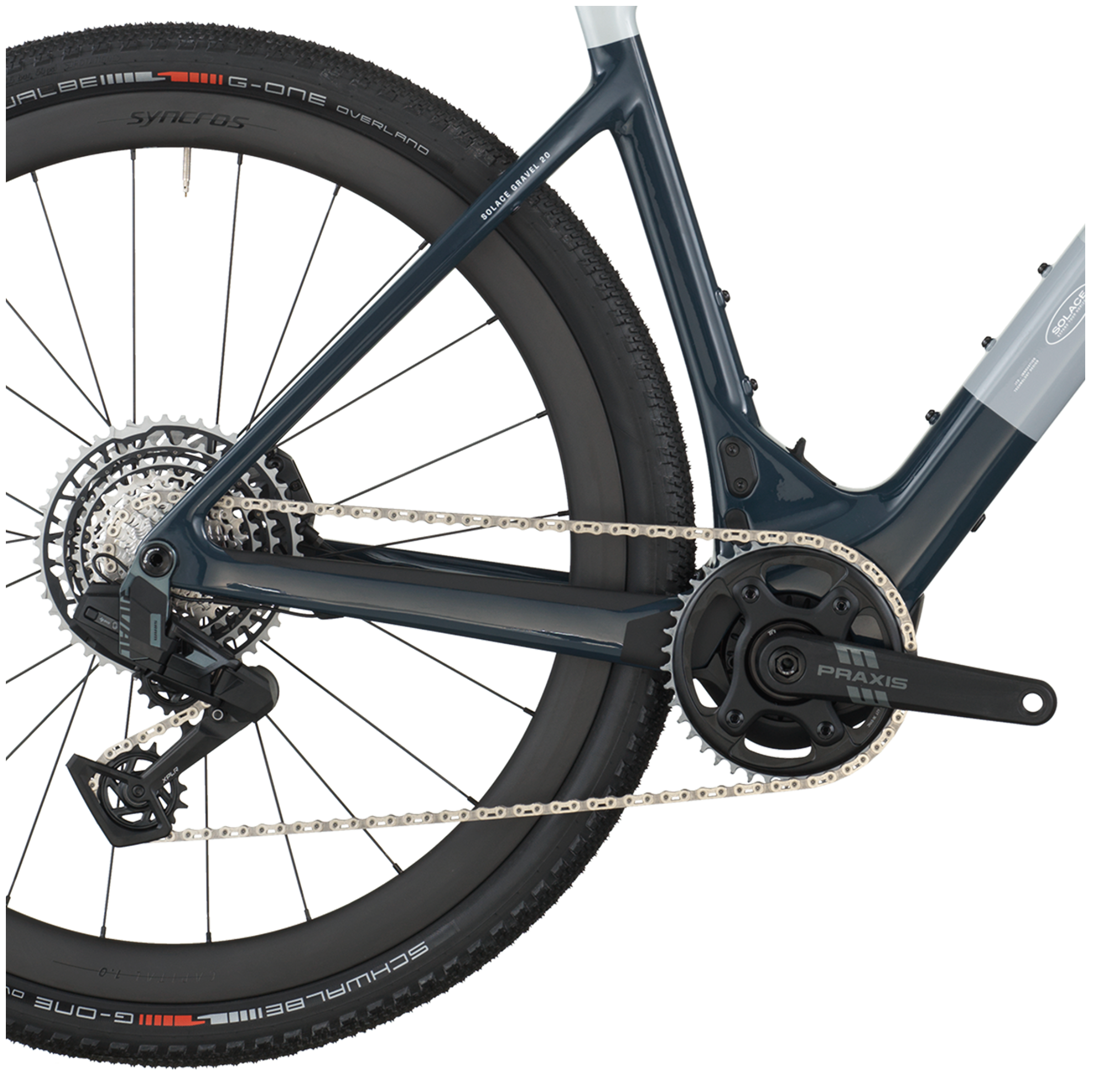 Scott Solace Gravel 20 Gravel Bike - Squid Blue Beluga Grey