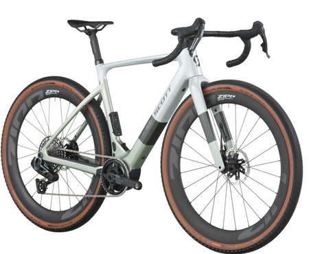 Scott Solace Gravel 10 Gravel Bike - Pale Green Beluga Grey