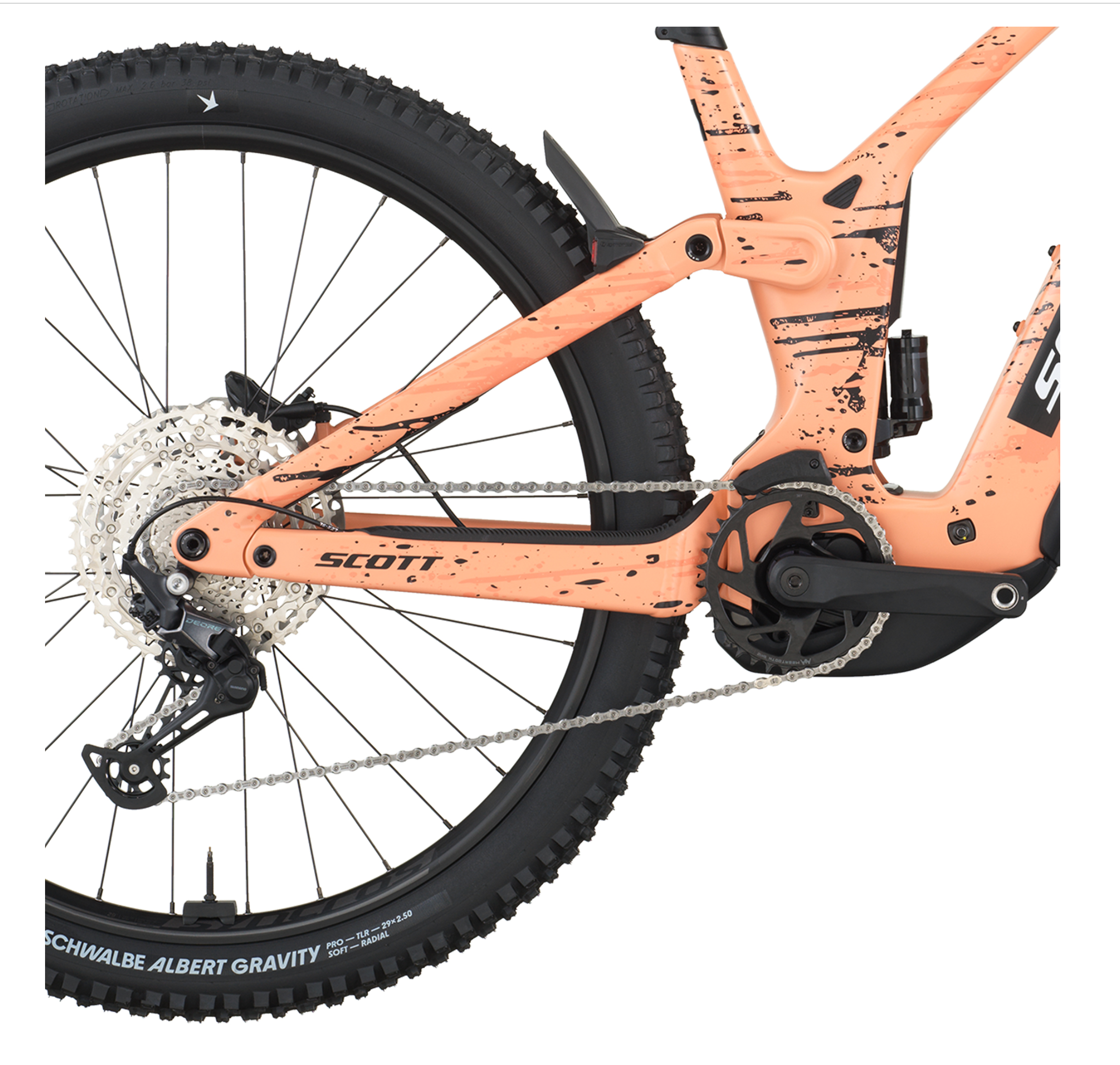 Scott Patron ST 910 Electric Full Suspension Mountain Bike - Reef Pink