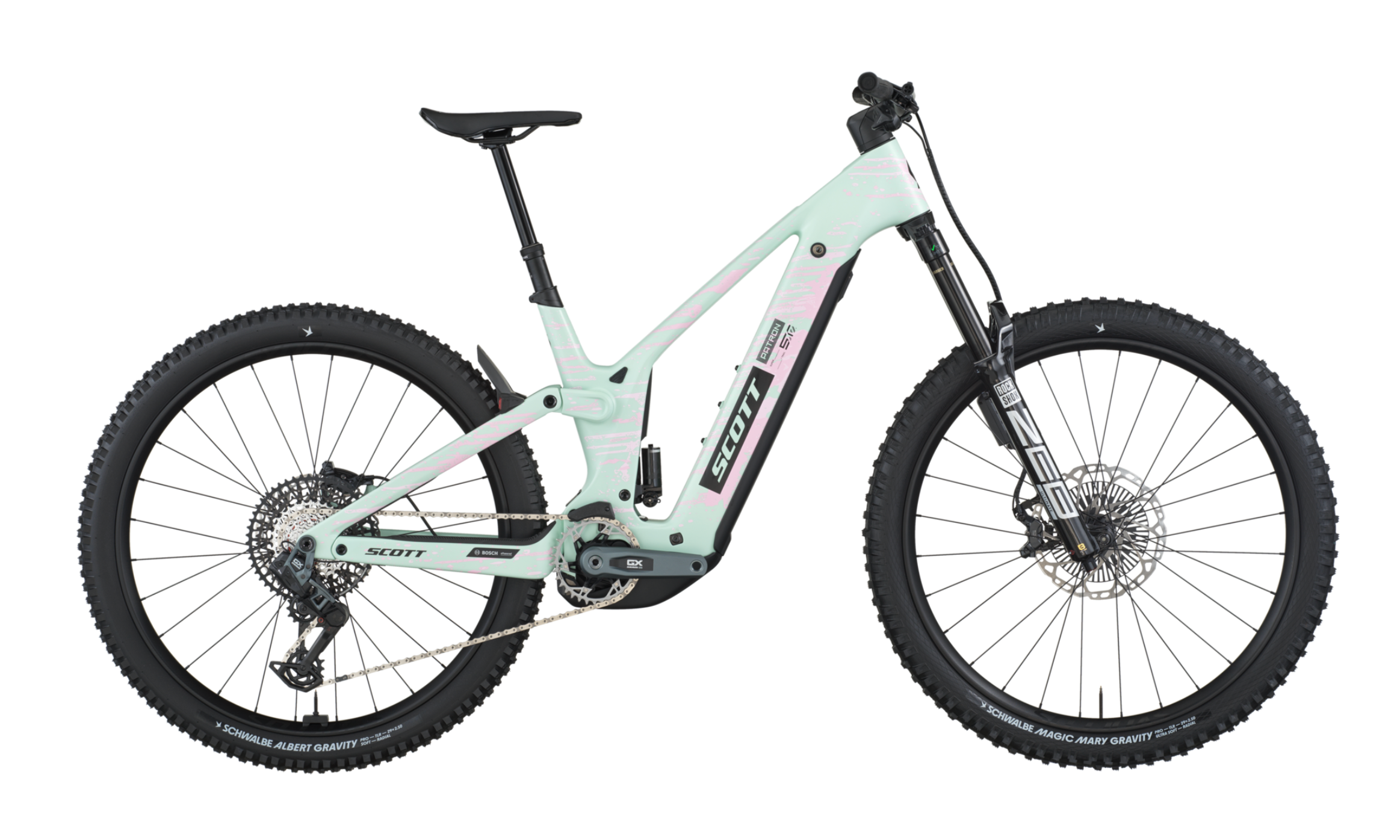 Scott Patron ST 900 Electric Full Suspension Mountain Bike - Mistyade Green