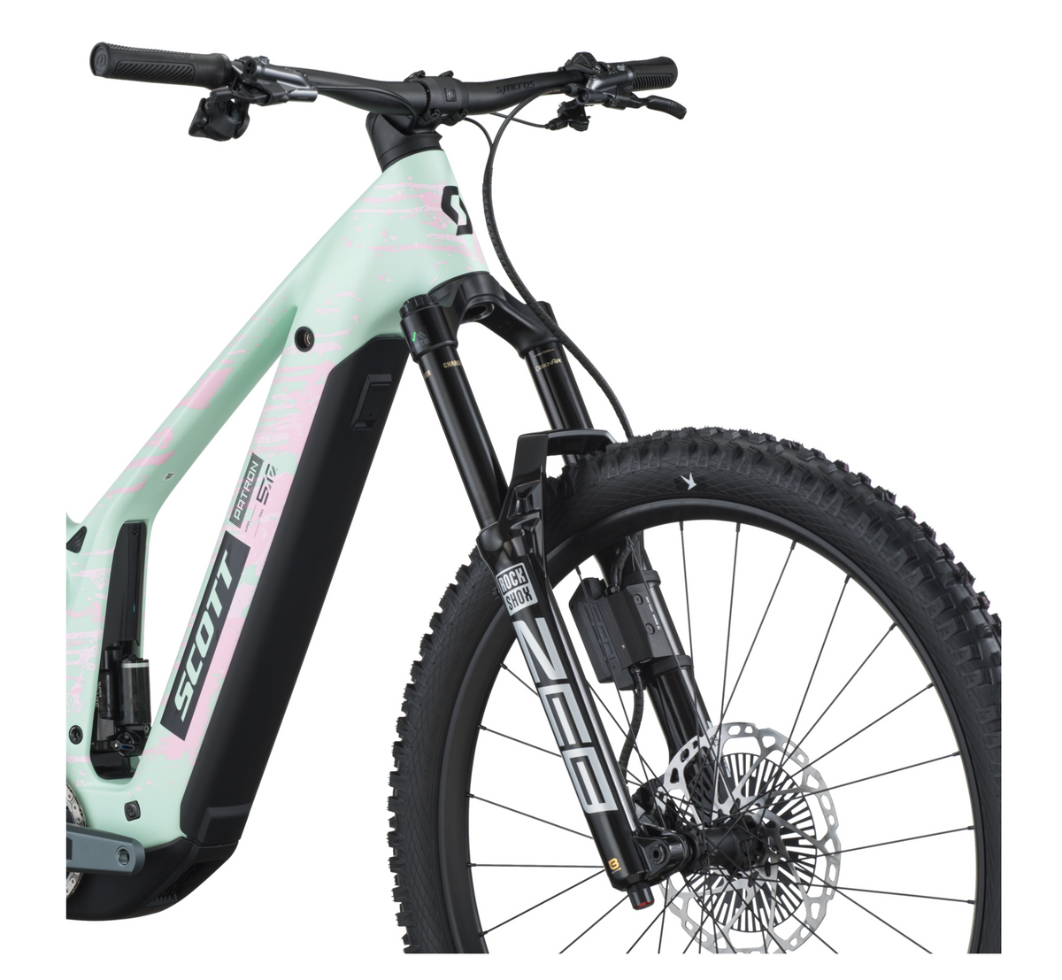 Scott Patron ST 900 Electric Full Suspension Mountain Bike - Mistyade Green