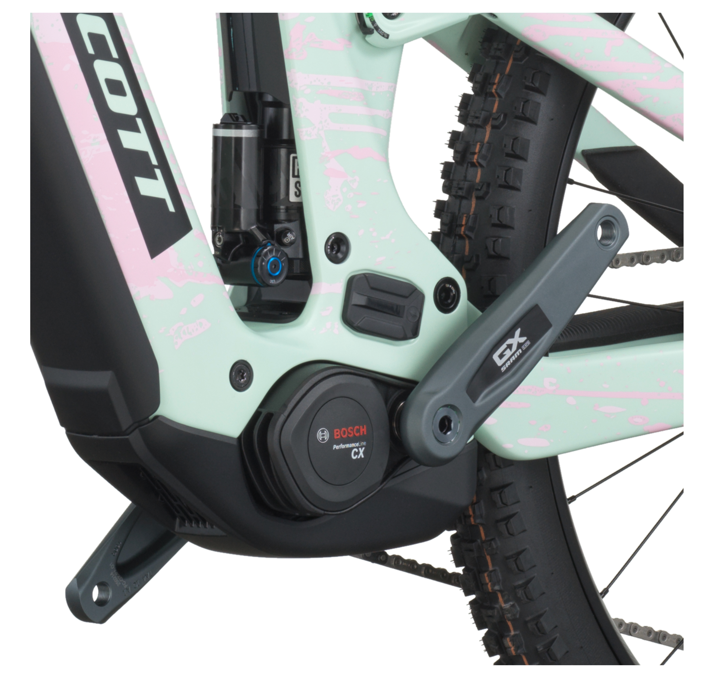 Scott Patron ST 900 Electric Full Suspension Mountain Bike - Mistyade Green
