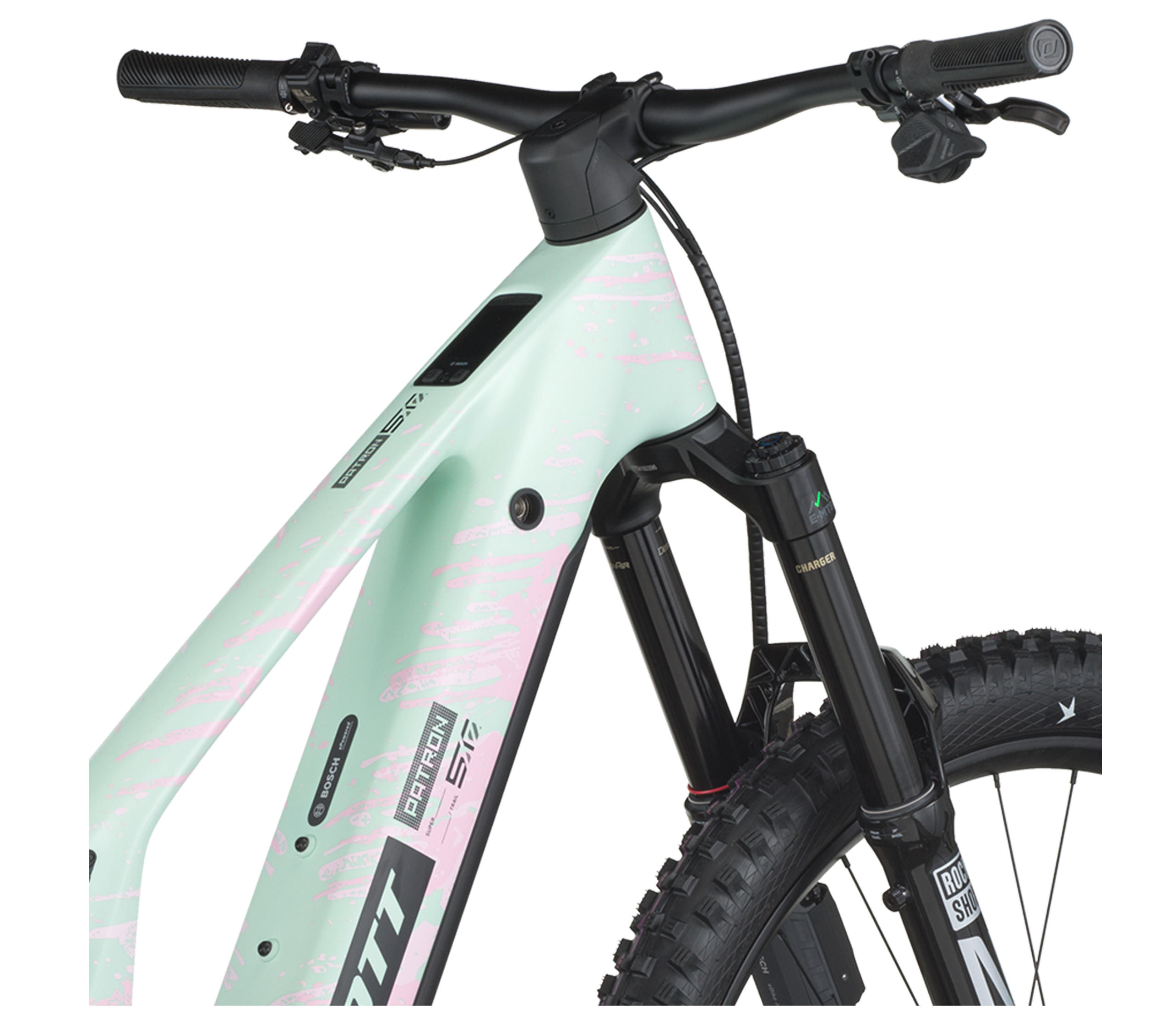 Scott Patron ST 900 Electric Full Suspension Mountain Bike - Mistyade Green