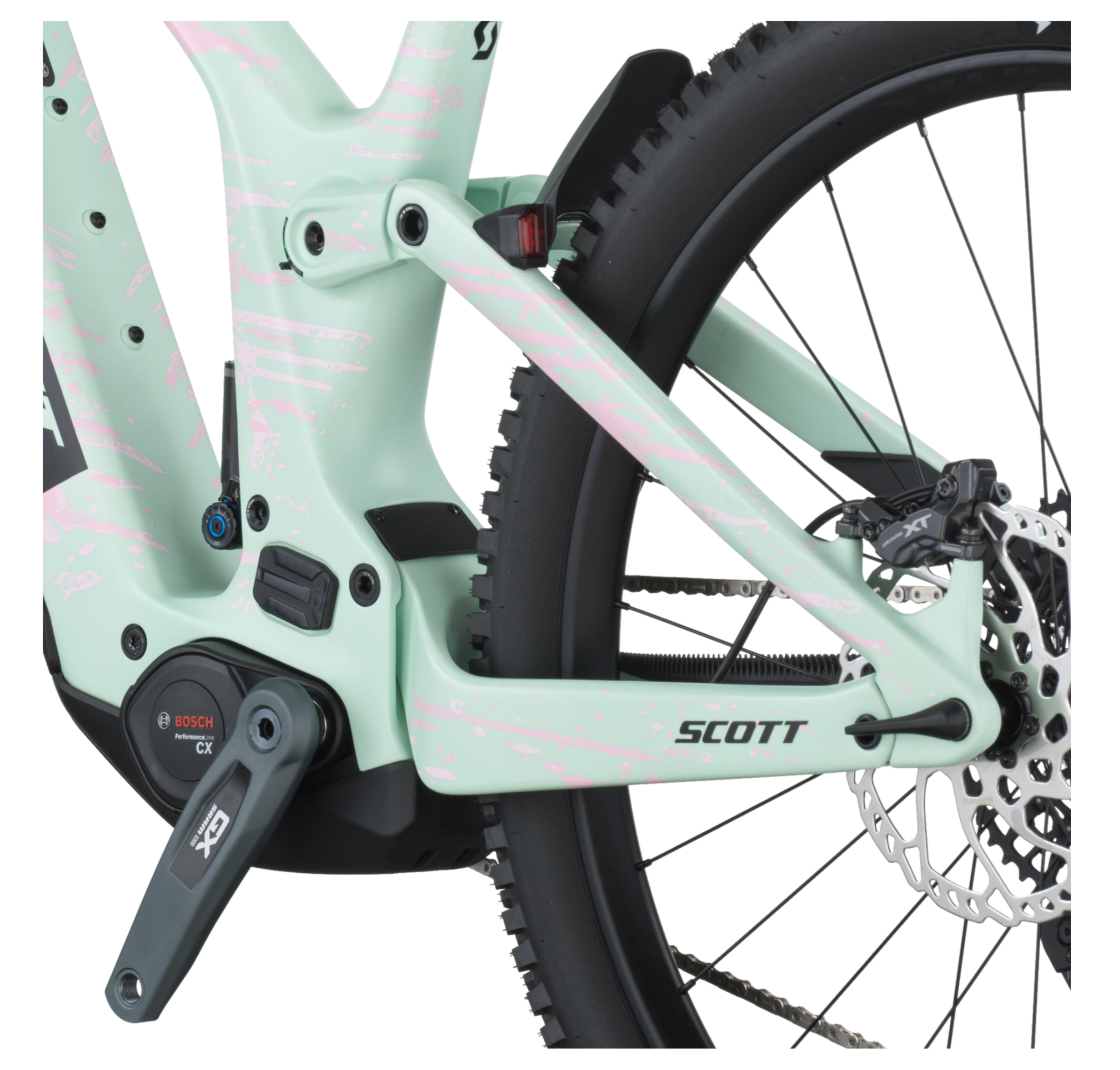 Scott Patron ST 900 Electric Full Suspension Mountain Bike - Mistyade Green