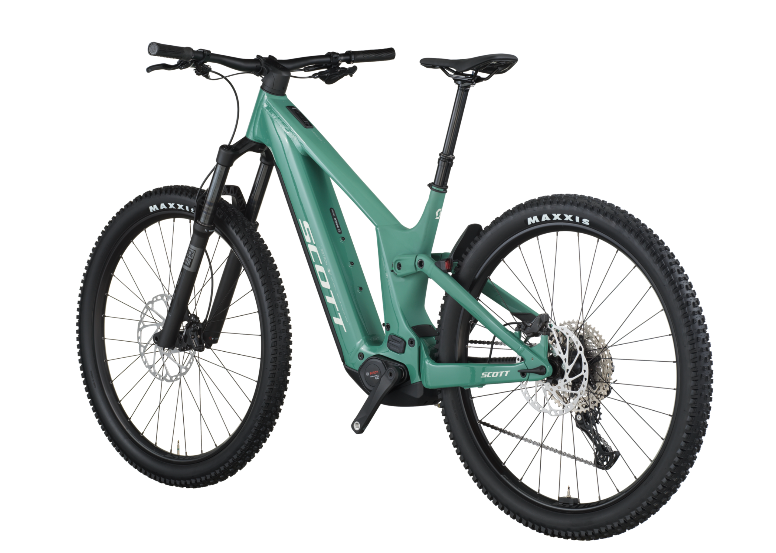 Scott Patron 930 Electric Full Suspension Mountain Bike - Safari Green