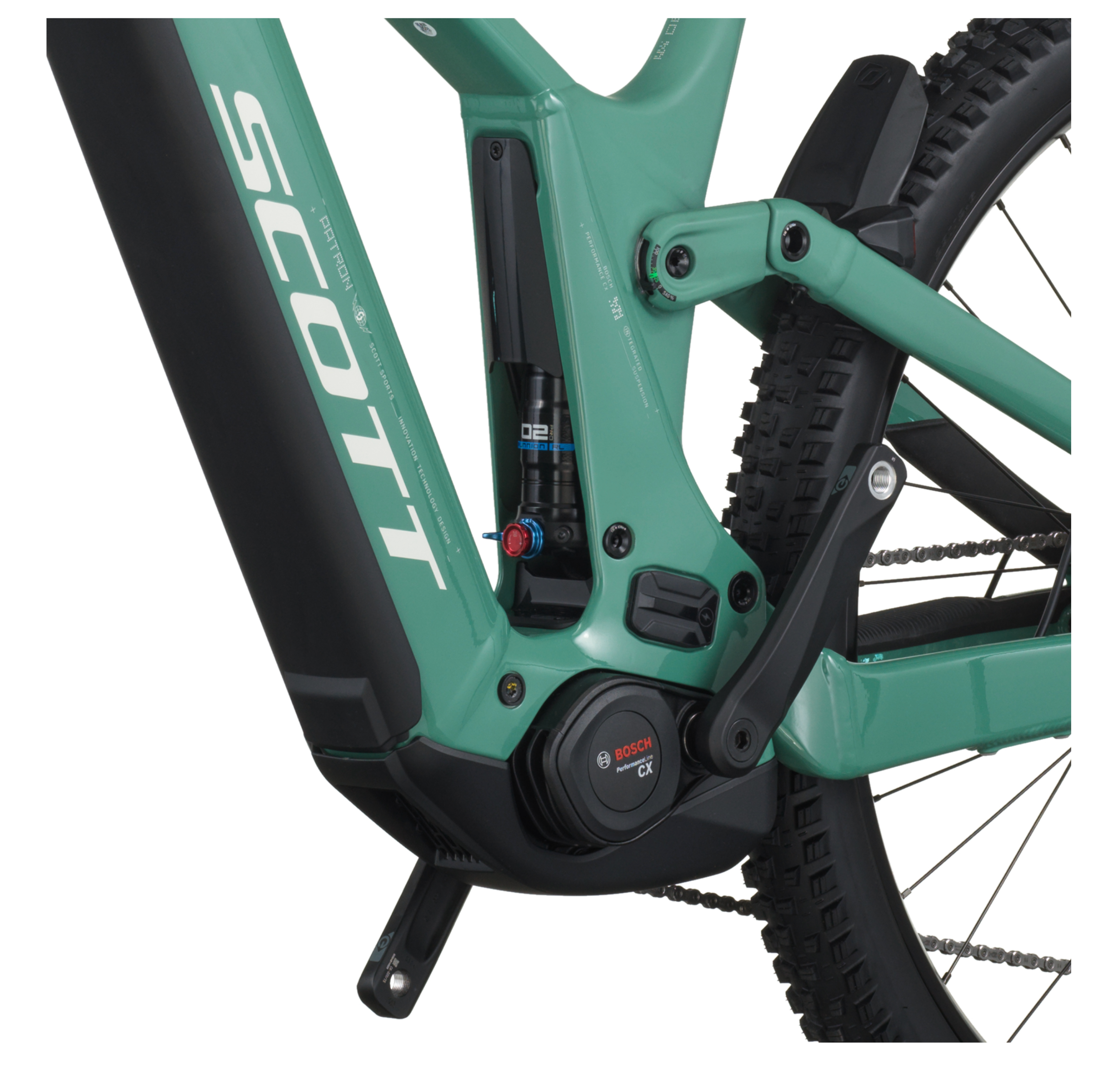 Scott Patron 930 Electric Full Suspension Mountain Bike - Safari Green