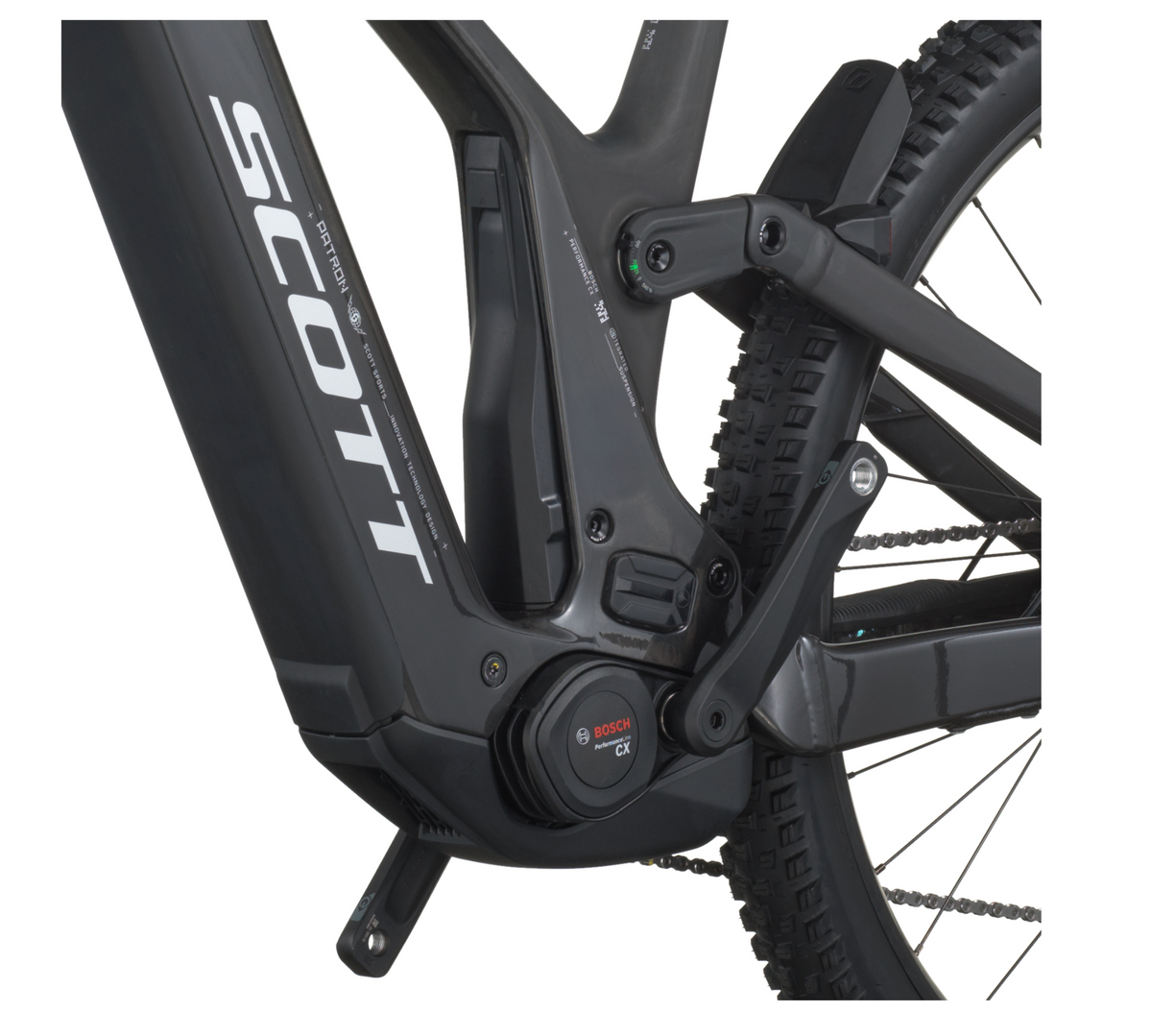 Scott Patron 920 Electric Full Suspension Mountain Bike - Carbon Black